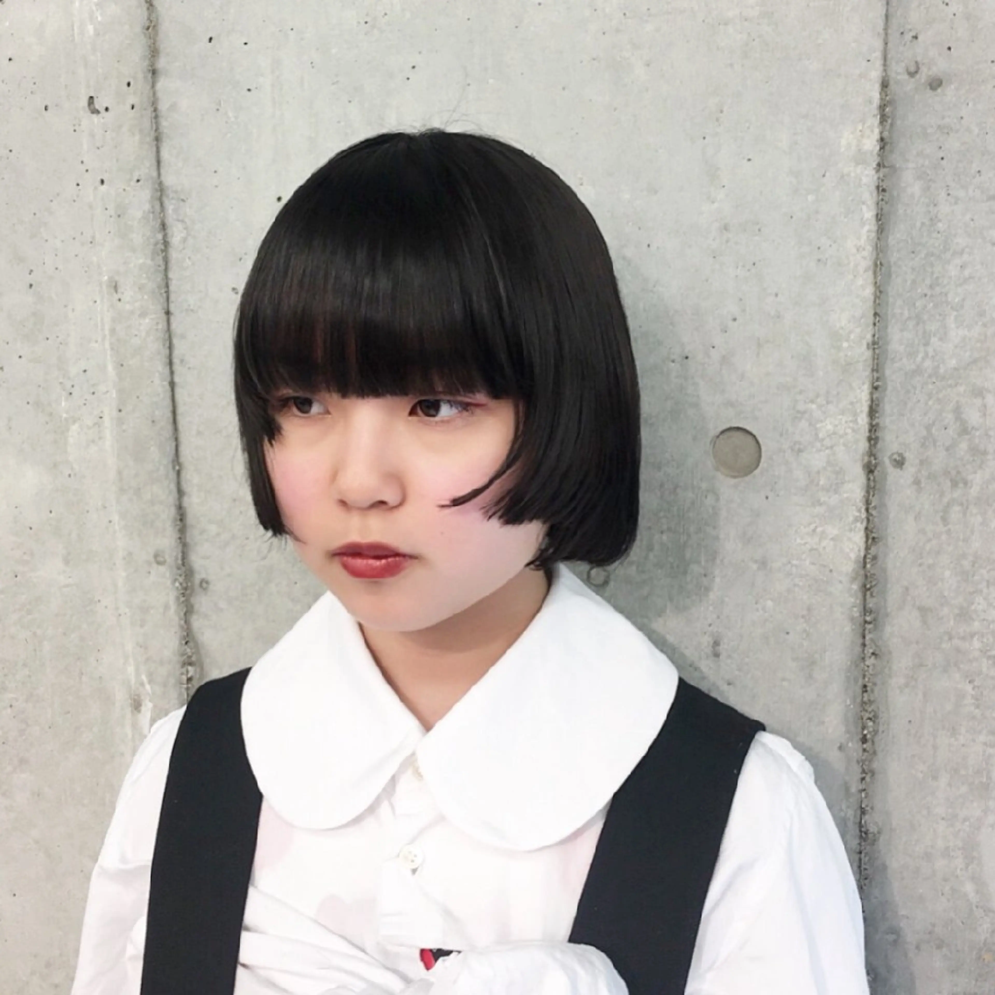 ショート ボブ 顔周りカット カット kitsuki北参道所属・カガラシュン/ 刈り上げ/ウルフのヘアスタイル