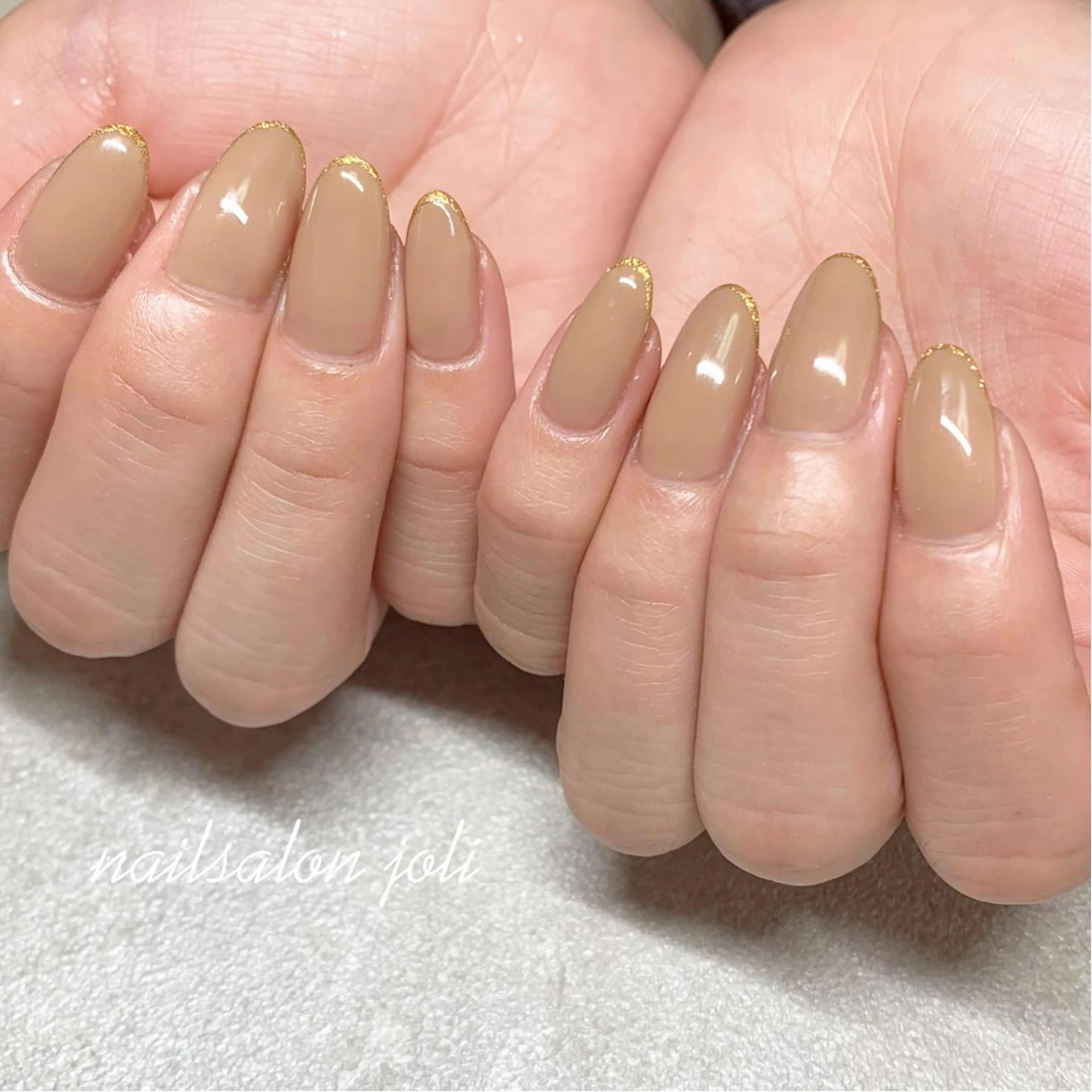 ネイル ラメ(グリッター) フットネイル nailsalon joliのネイルデザイン