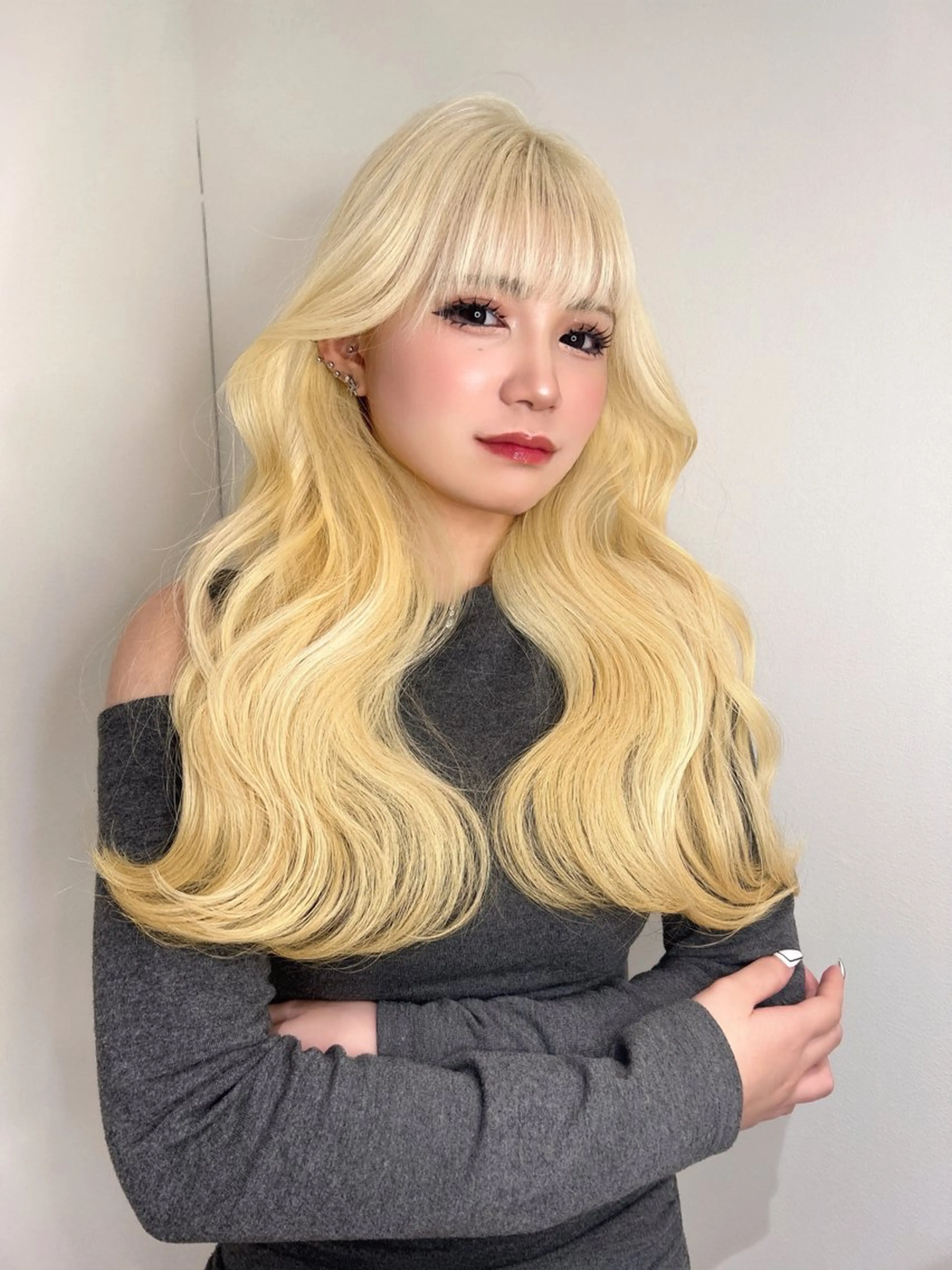 ロング カット ヘアカラー トリートメント 🥇KEN /人気指名殺到中‼️のヘアスタイル