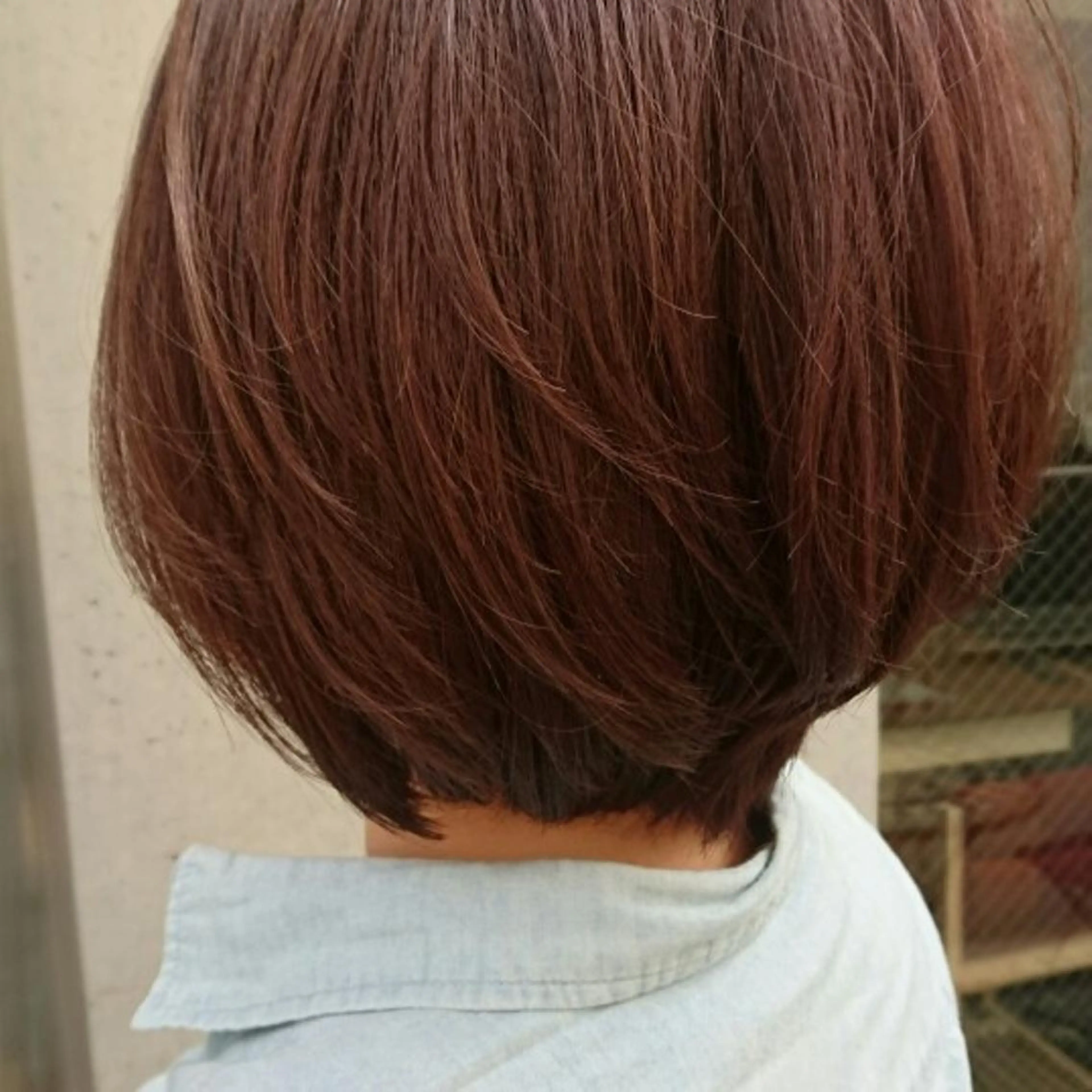 ショート カラー 前下がりボブ アッシュ バイオレットカラー バイオレットアッシュ ボブ カット ヘアカラー トリートメント AKAMEE 表参道所属・✨360°褒められ ヘア✨️井上雄輝のヘアスタイル