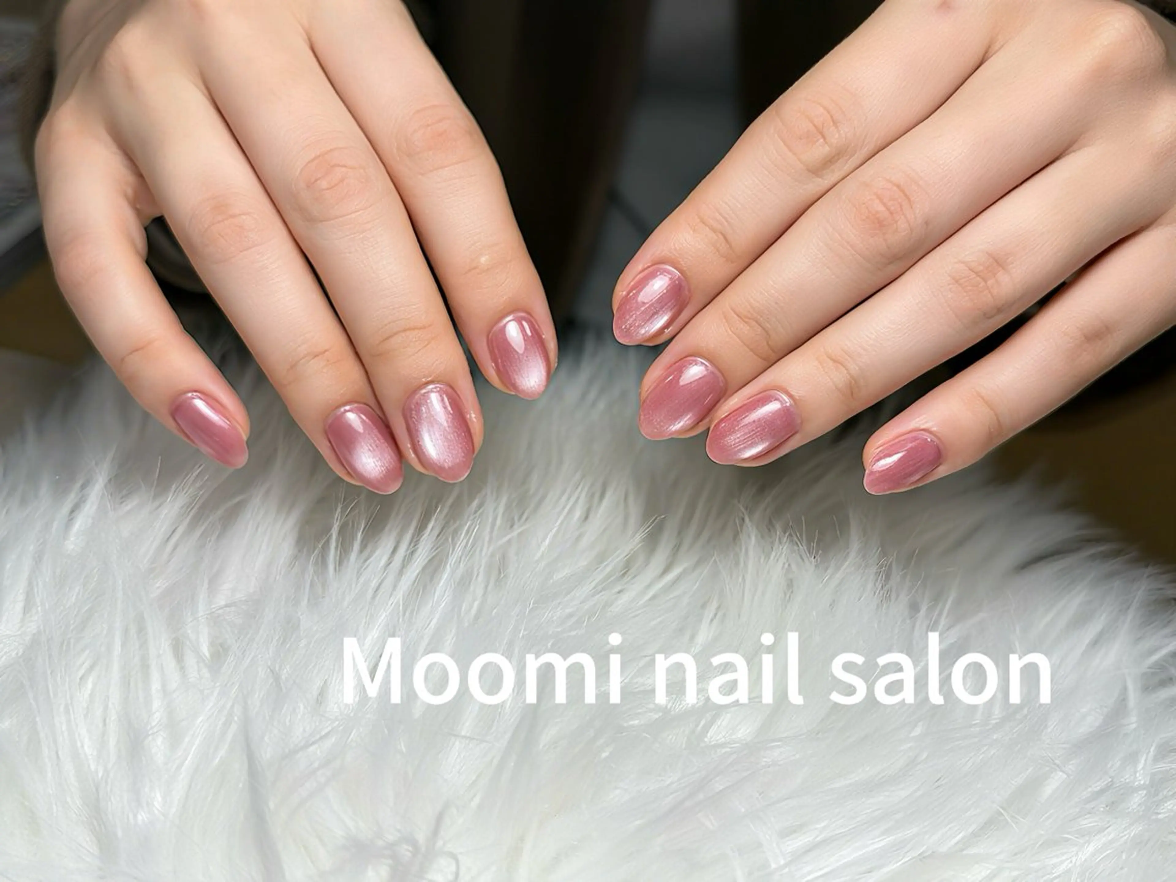 ネイル マグネットネイル ハンドネイル Moomi nail salonのネイルデザイン