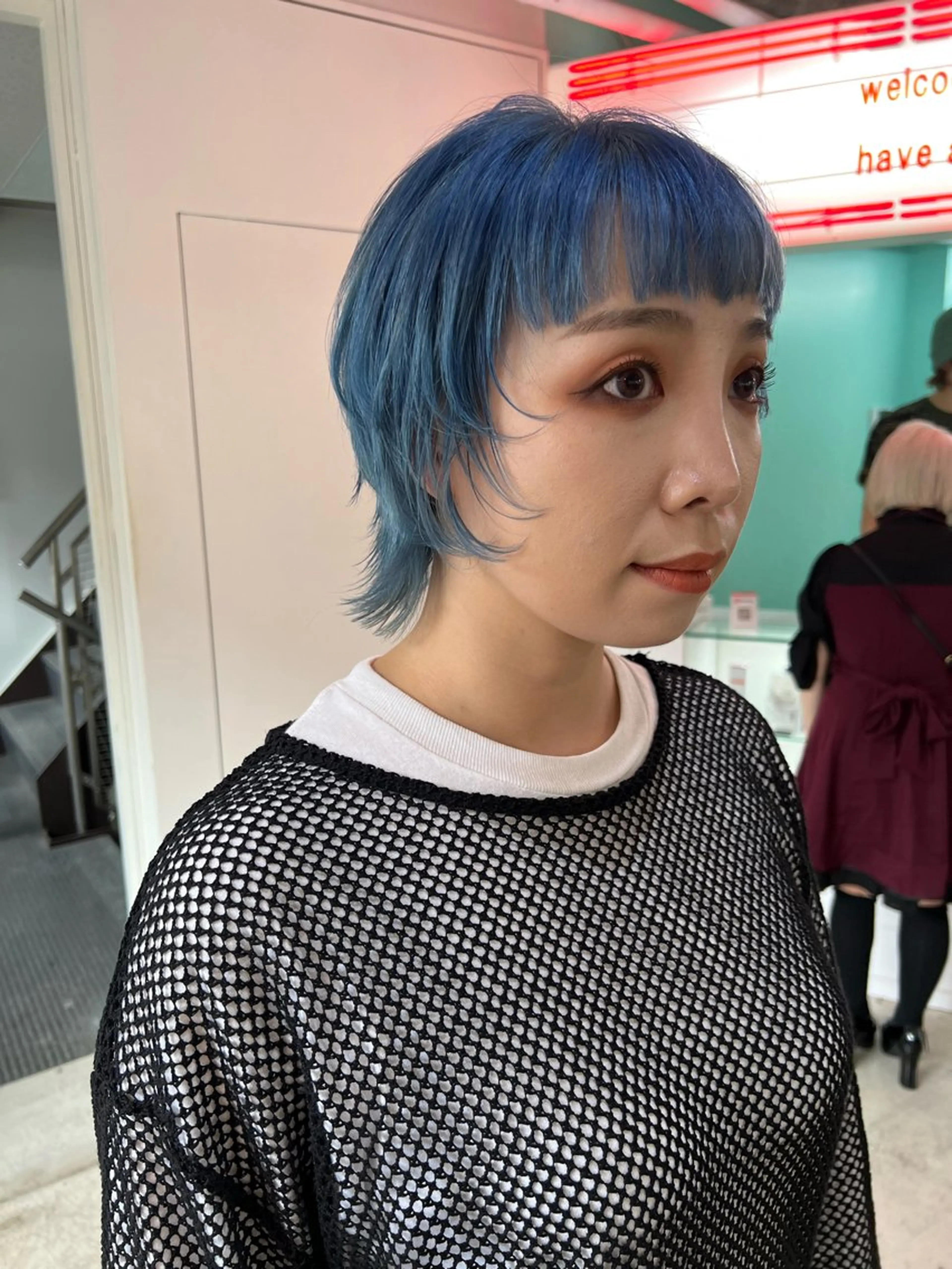 ショート カット ヘアカラー 💥ウルフカット デザインあんな💥のヘアスタイル