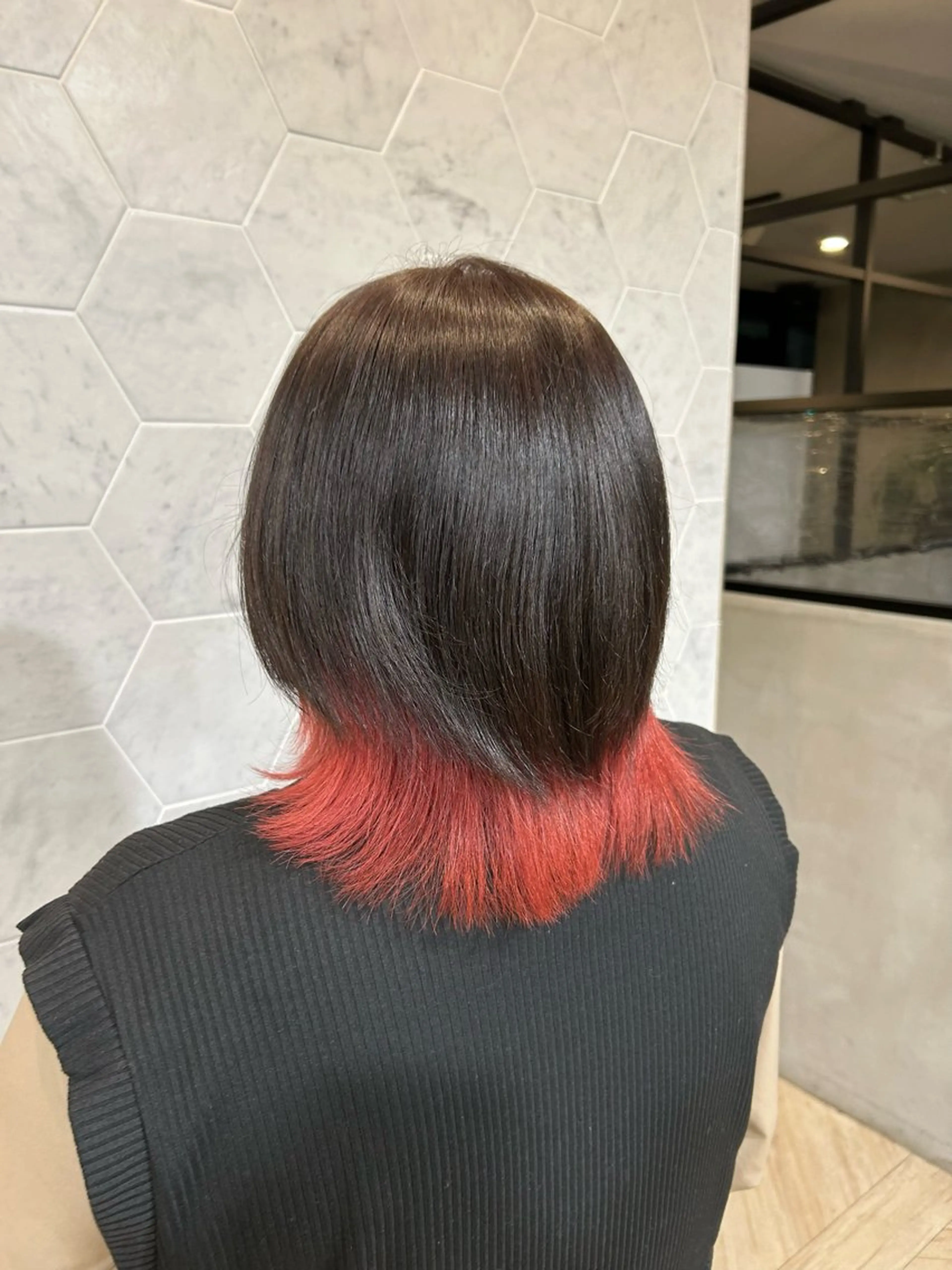 ミディアム hairsalon ulu所属・仙台/抜け感カラー /工藤のヘアスタイル