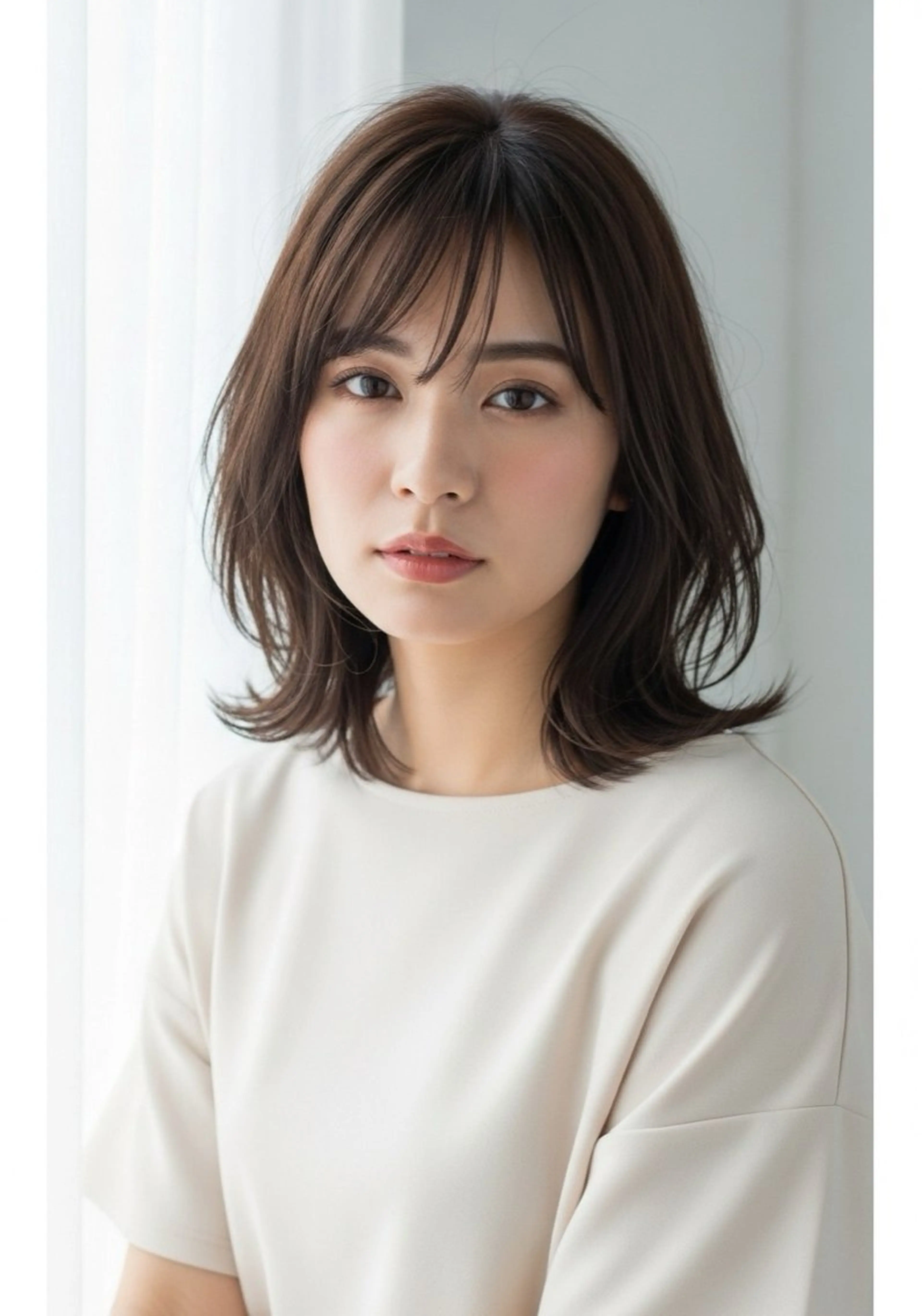 ミディアム カット 🫧似合わせショート ゴヤ🫧のヘアスタイル