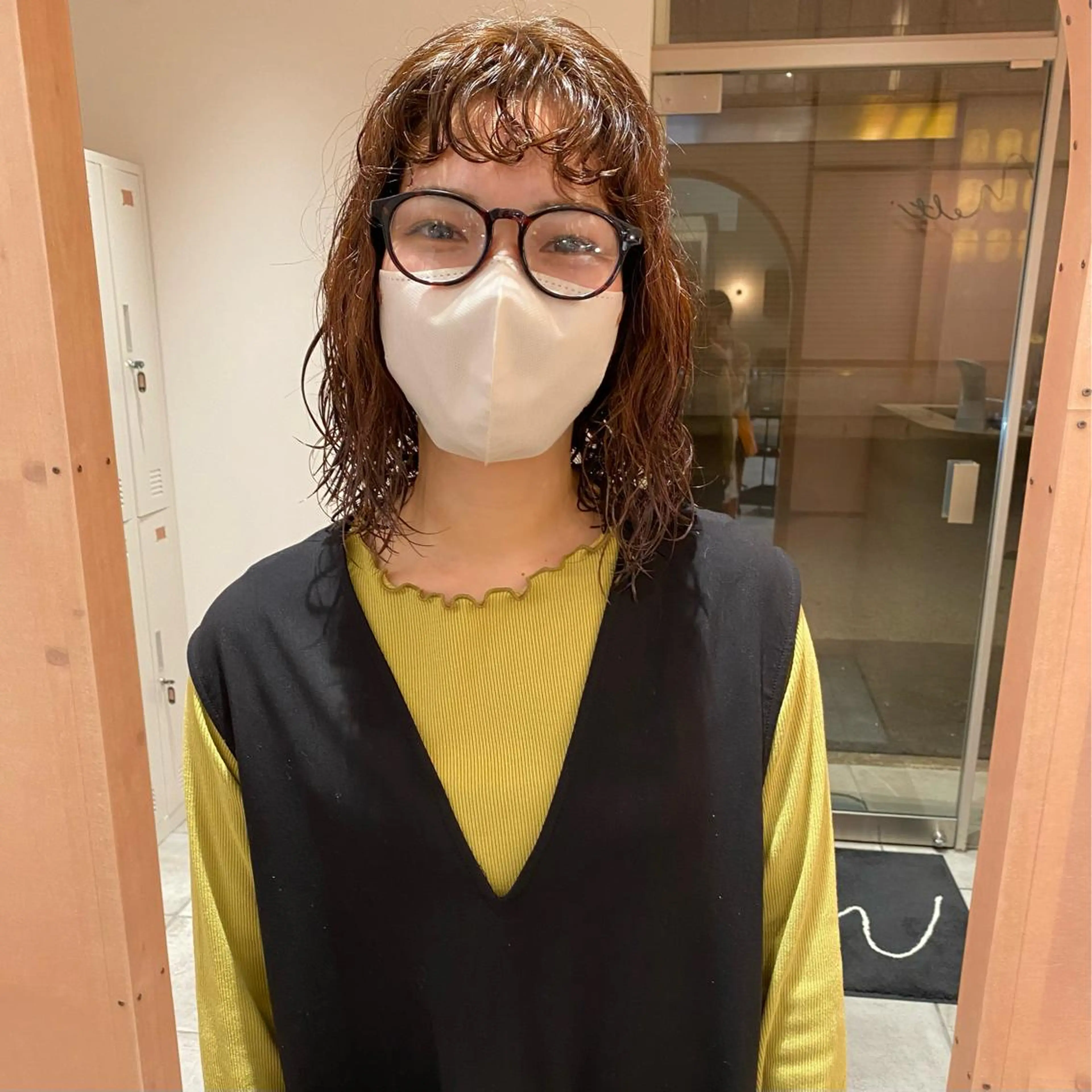 ミディアム パーマ カット パーマ good day所属・蓬莱 弥琴のヘアスタイル
