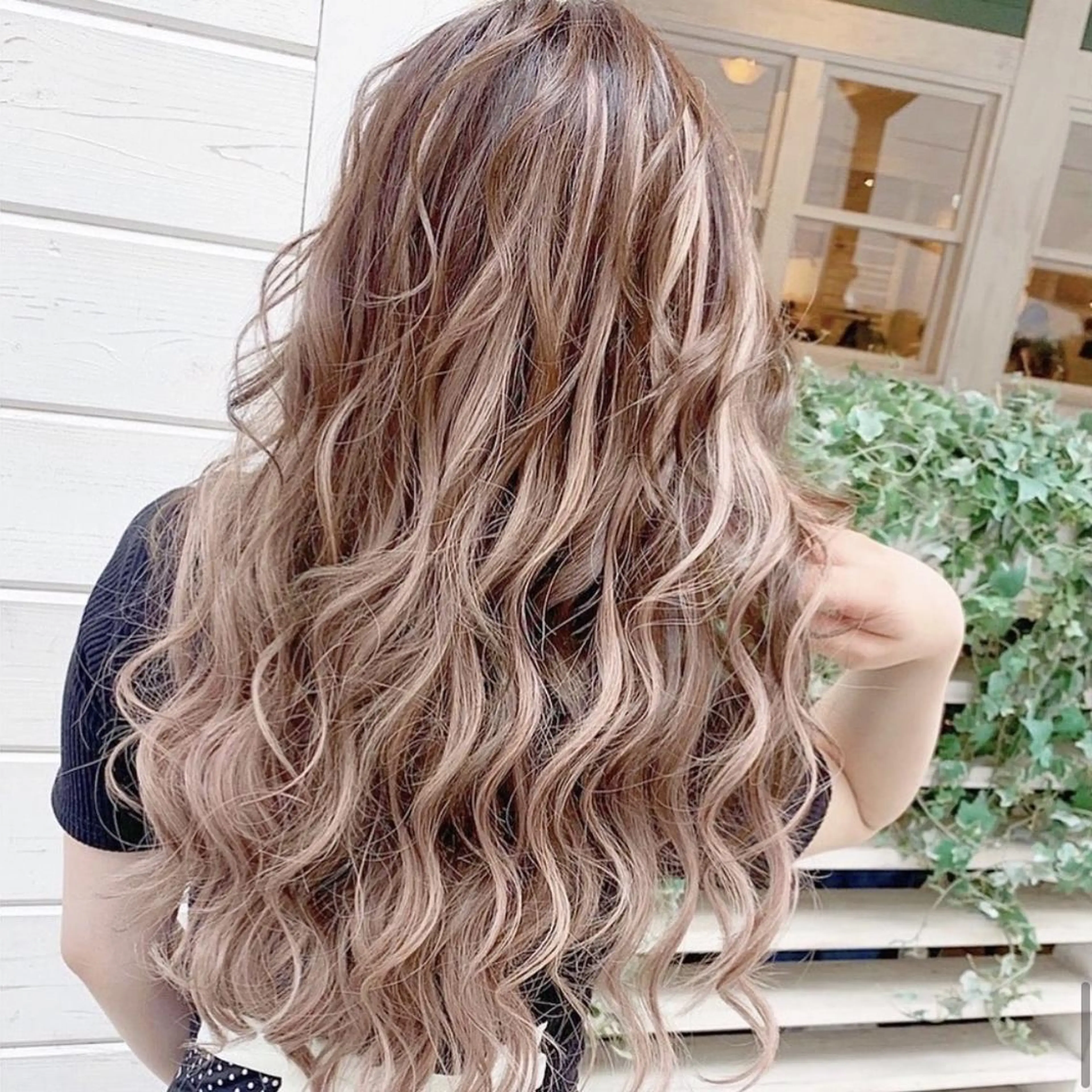 ロング シールエクステ エクステ ハイライト レイヤーカット モデル募集中 ★D.Cのヘアスタイル