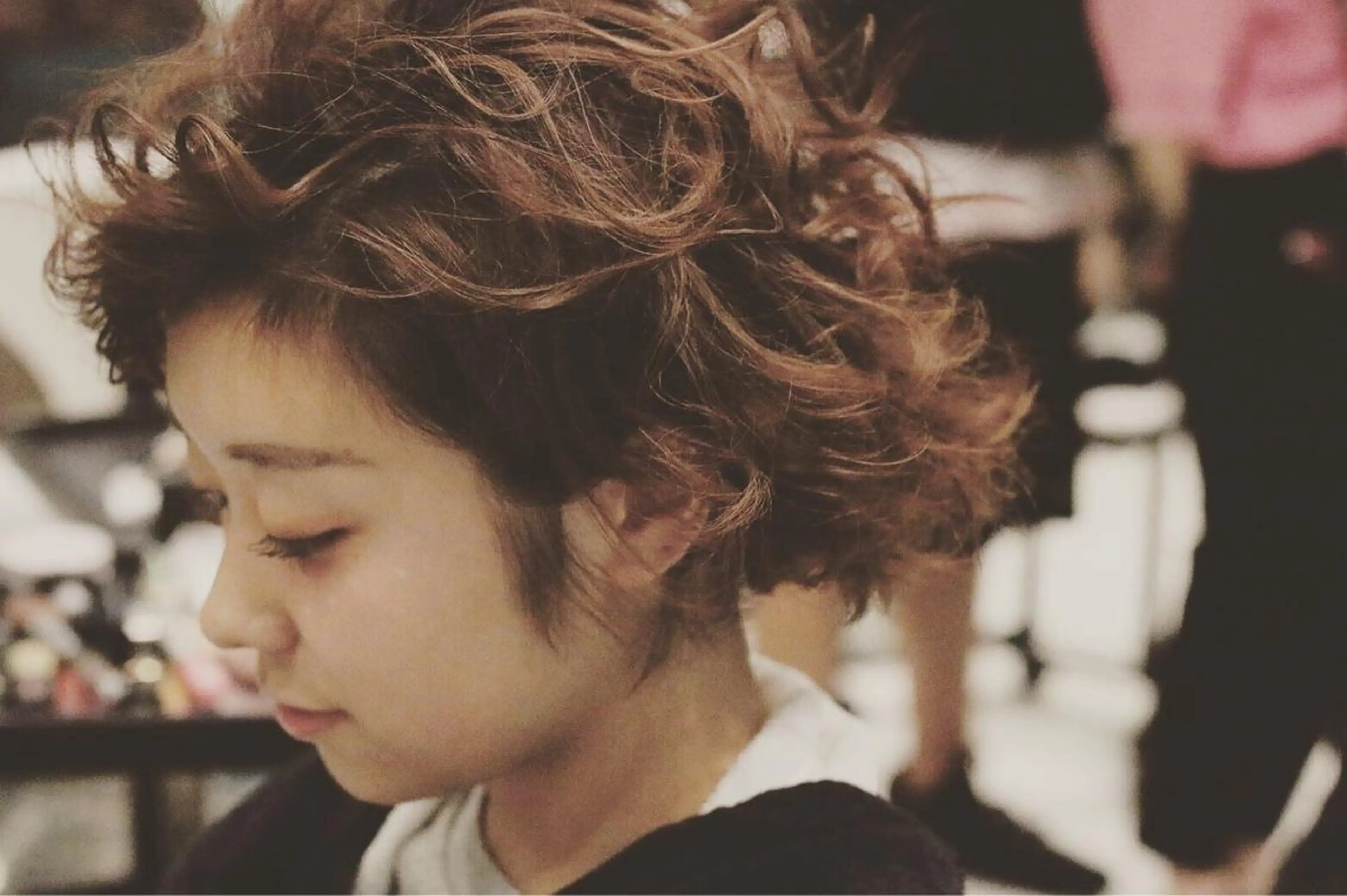 パーマ graxi'    グラシー所属・ブリーチ/ハイトーン SERINAのヘアスタイル