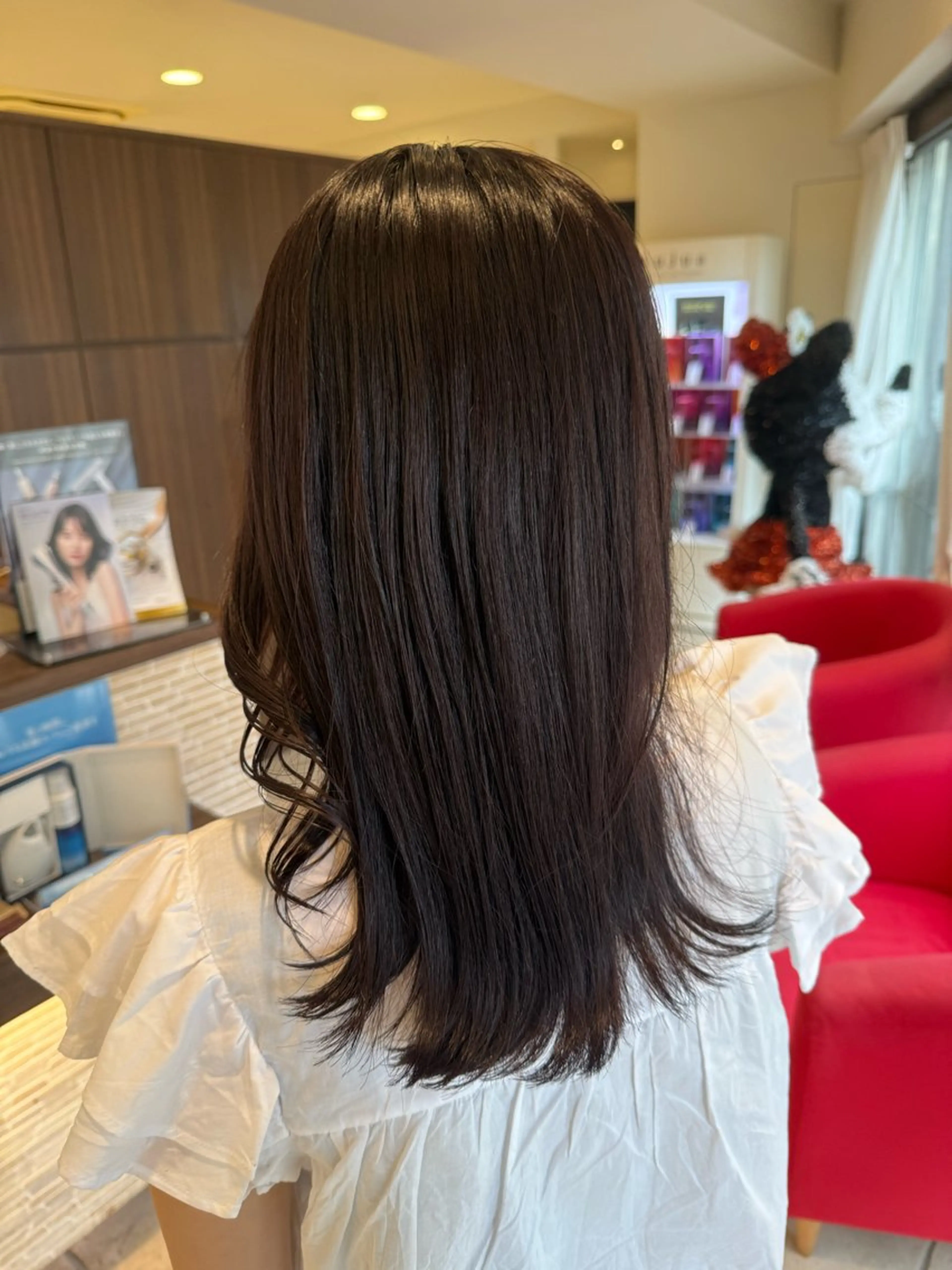 カラー ヘアカラー トリートメント 🩵RIKO🩵 透明感カラー🫧のヘアスタイル