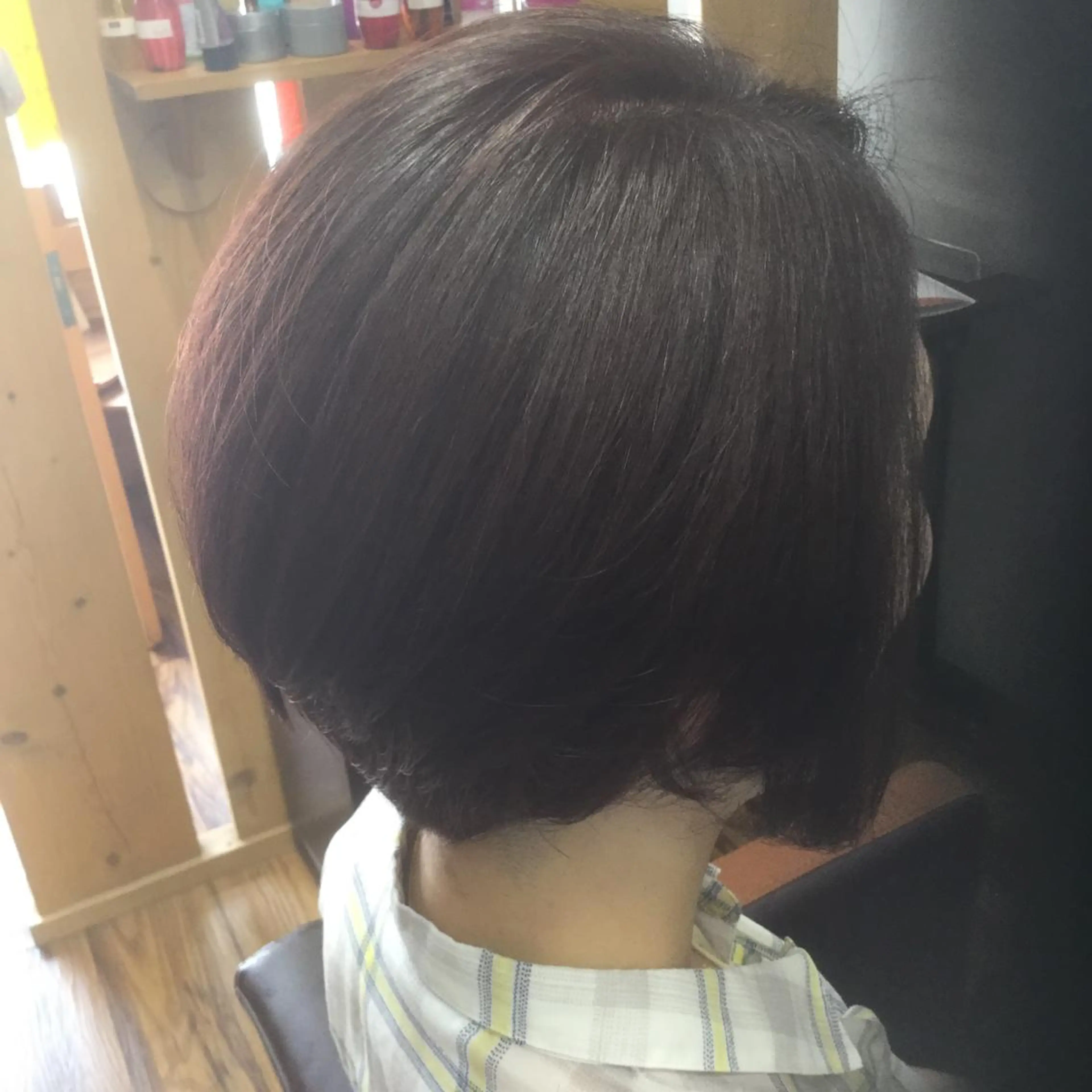 ショート カラー 前下がりボブ アッシュ ピンクカラー ピンクアッシュ ボブ 後藤 健史のヘアスタイル
