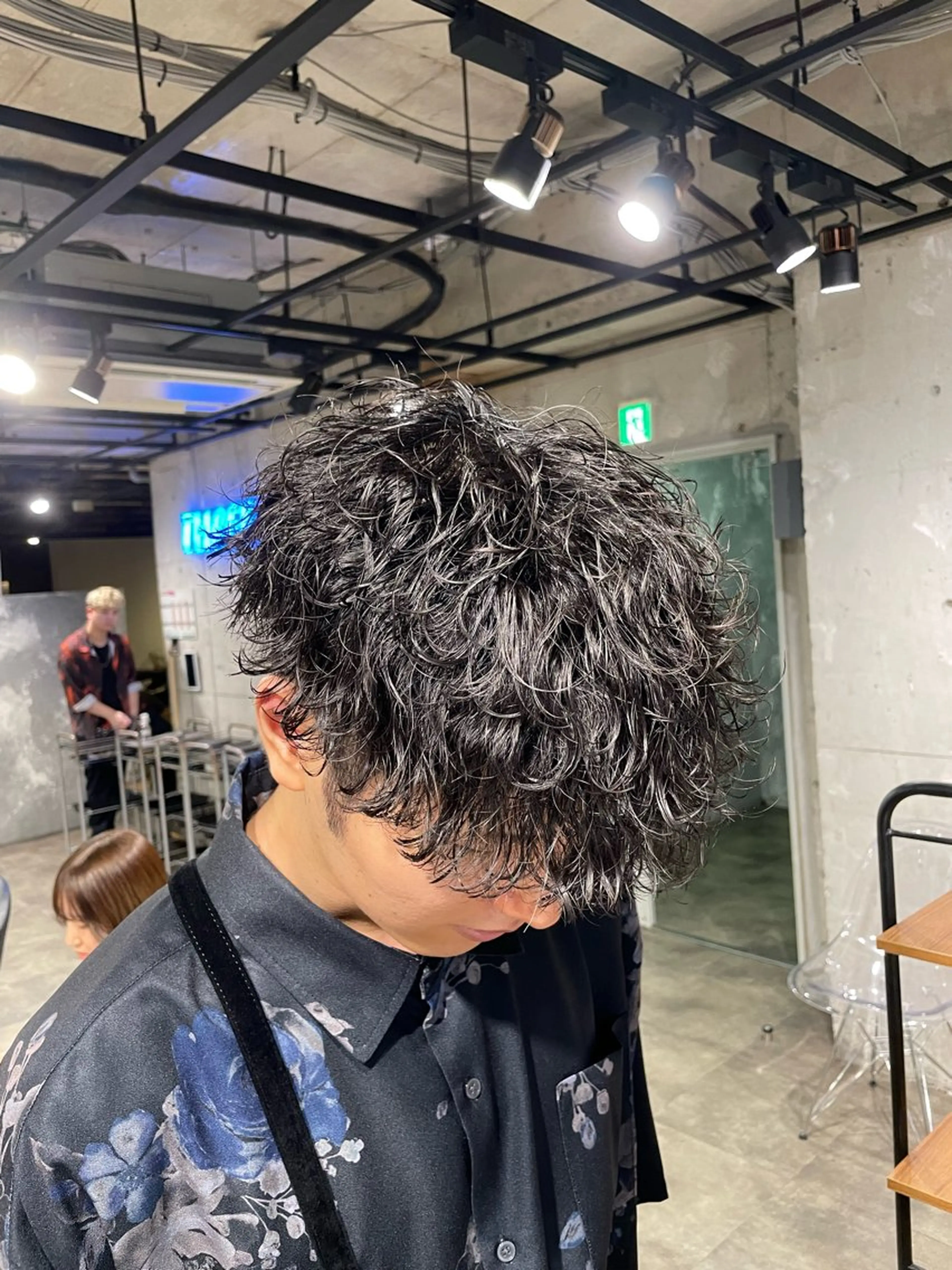 パーマ メンズ カット パーマ トリートメント 🟦横浜THREE 🟦メンズ/パーマのヘアスタイル