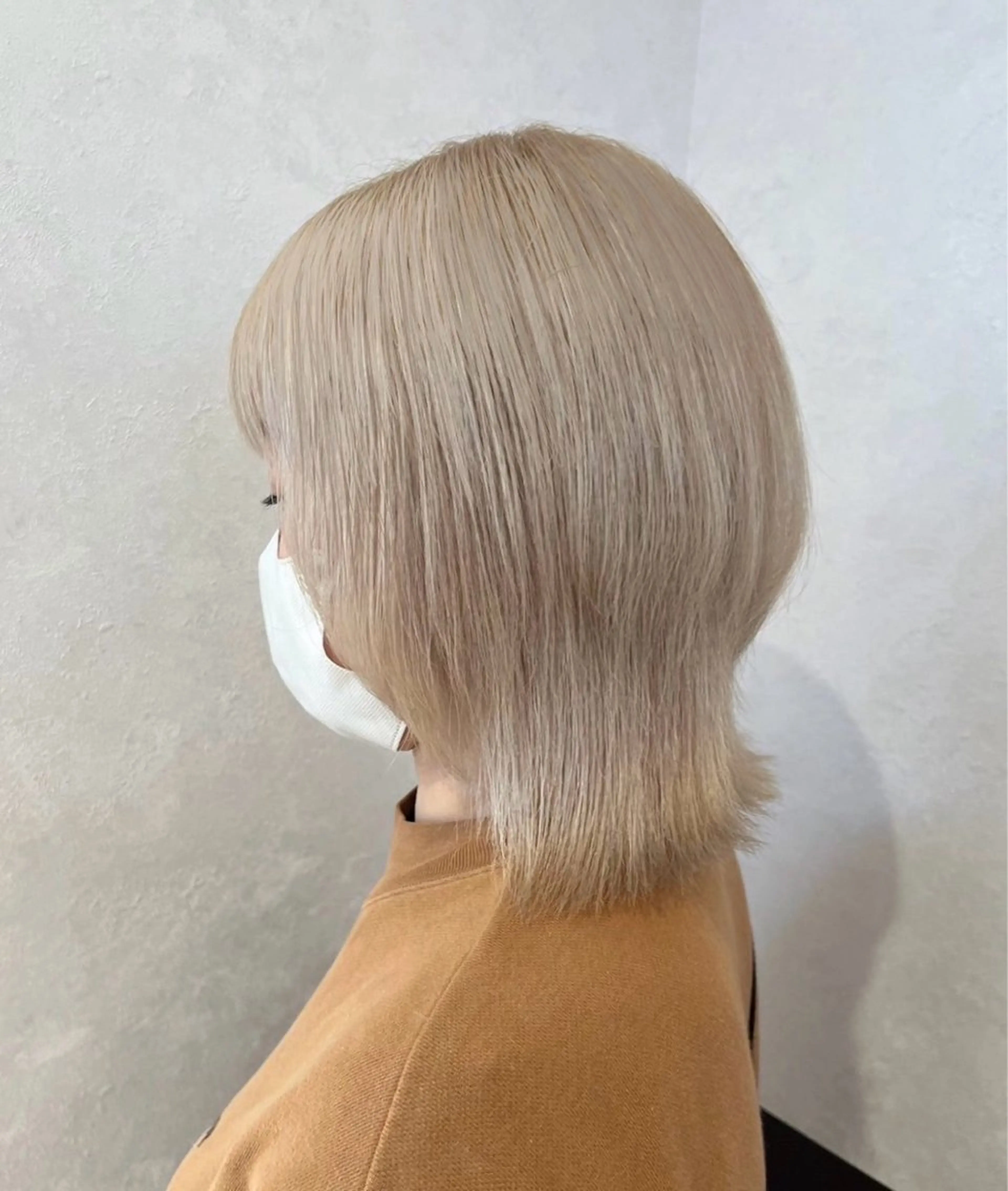 カラー ヘアカラー nehus nagaoka所属・🖤複雑履歴ブリーチ Mizuki 🖤のヘアスタイル