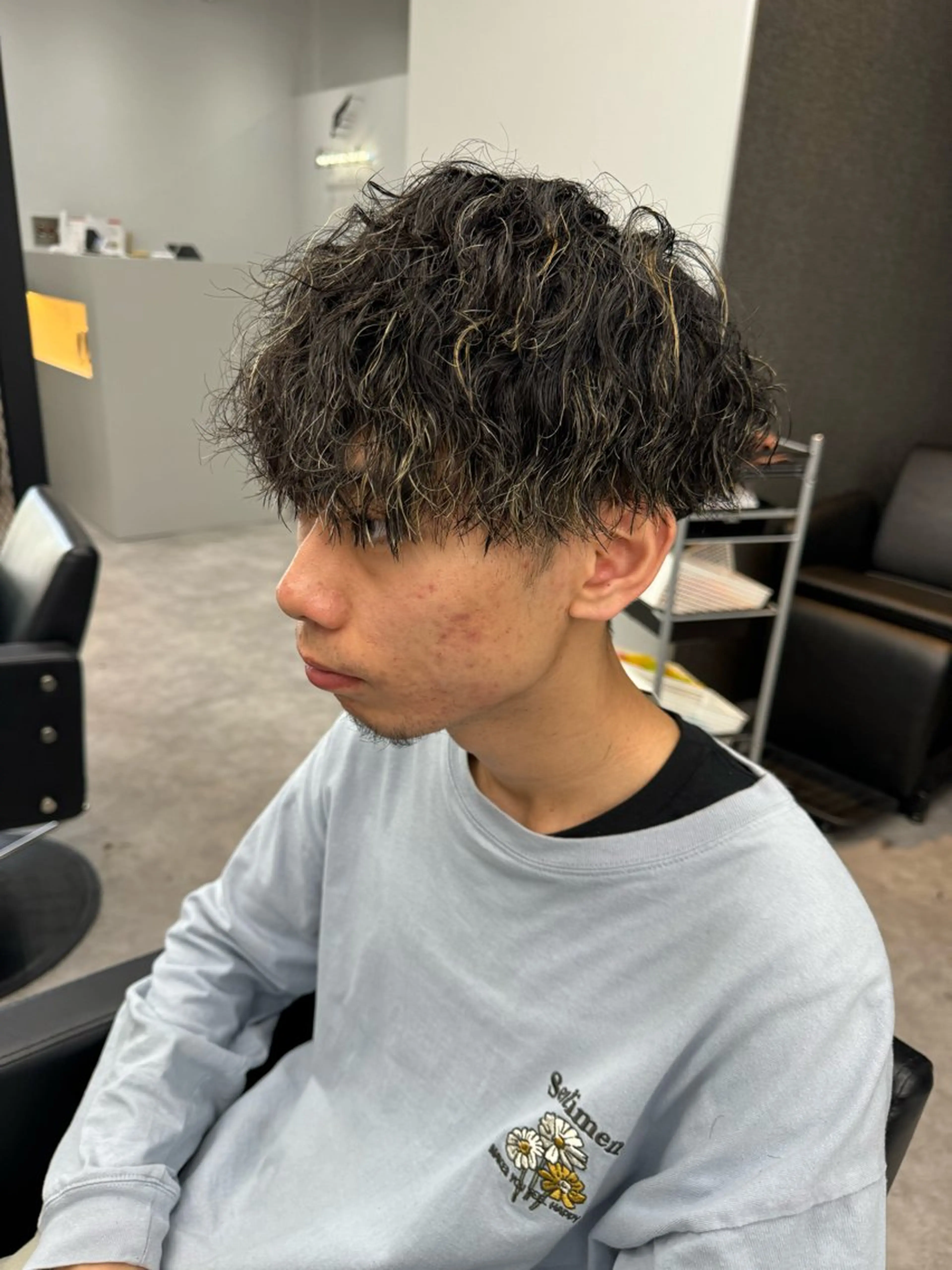 ショート パーマ メンズ Men's専門✂︎ 増田　正義のヘアスタイル