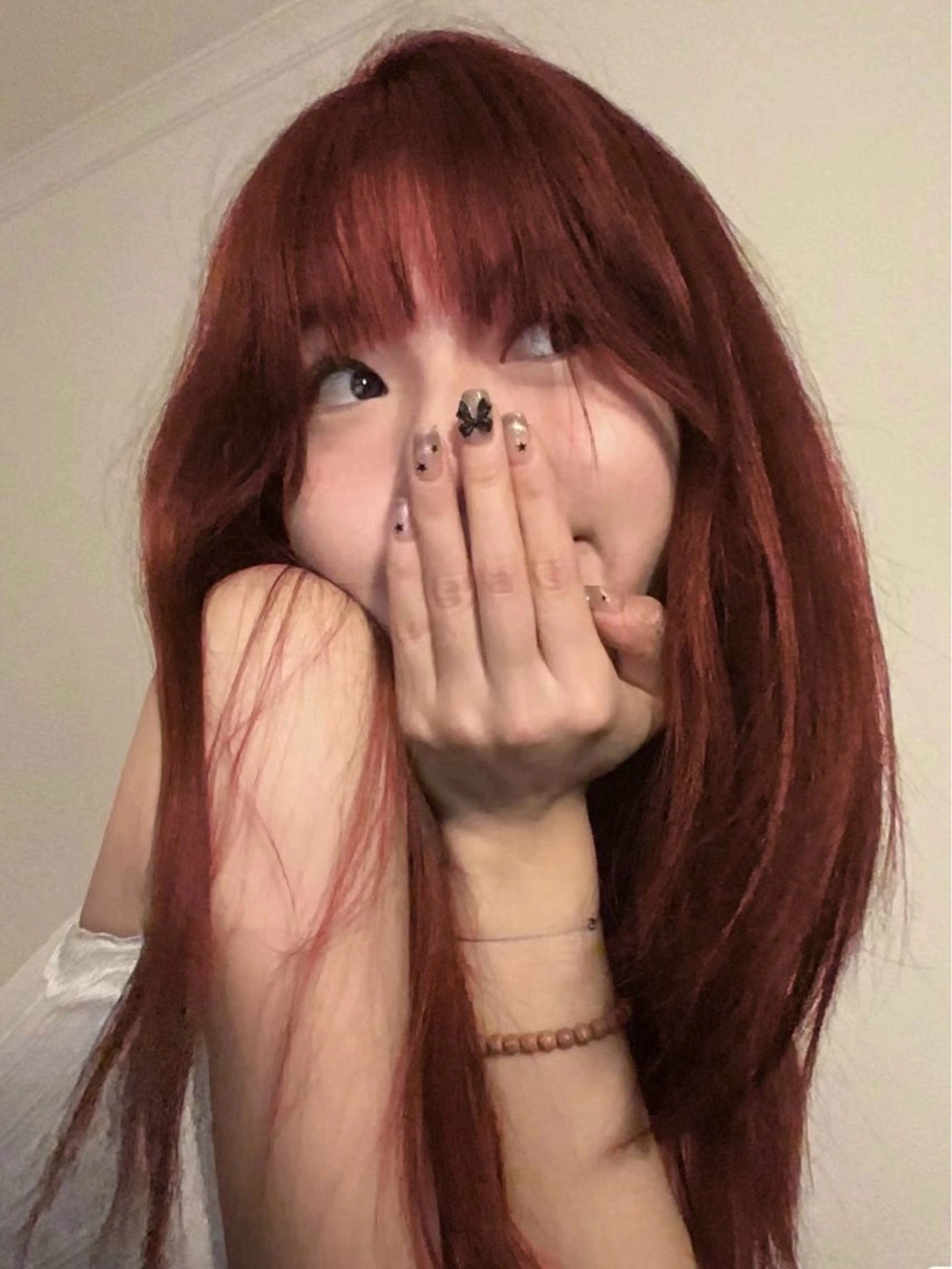 ロング ヘアカラー トリートメント ヘッドスパ ヘアセット *⋆꒰ঌまろやか暖色 ໒꒱⋆*まな🥣🪽のヘアスタイル