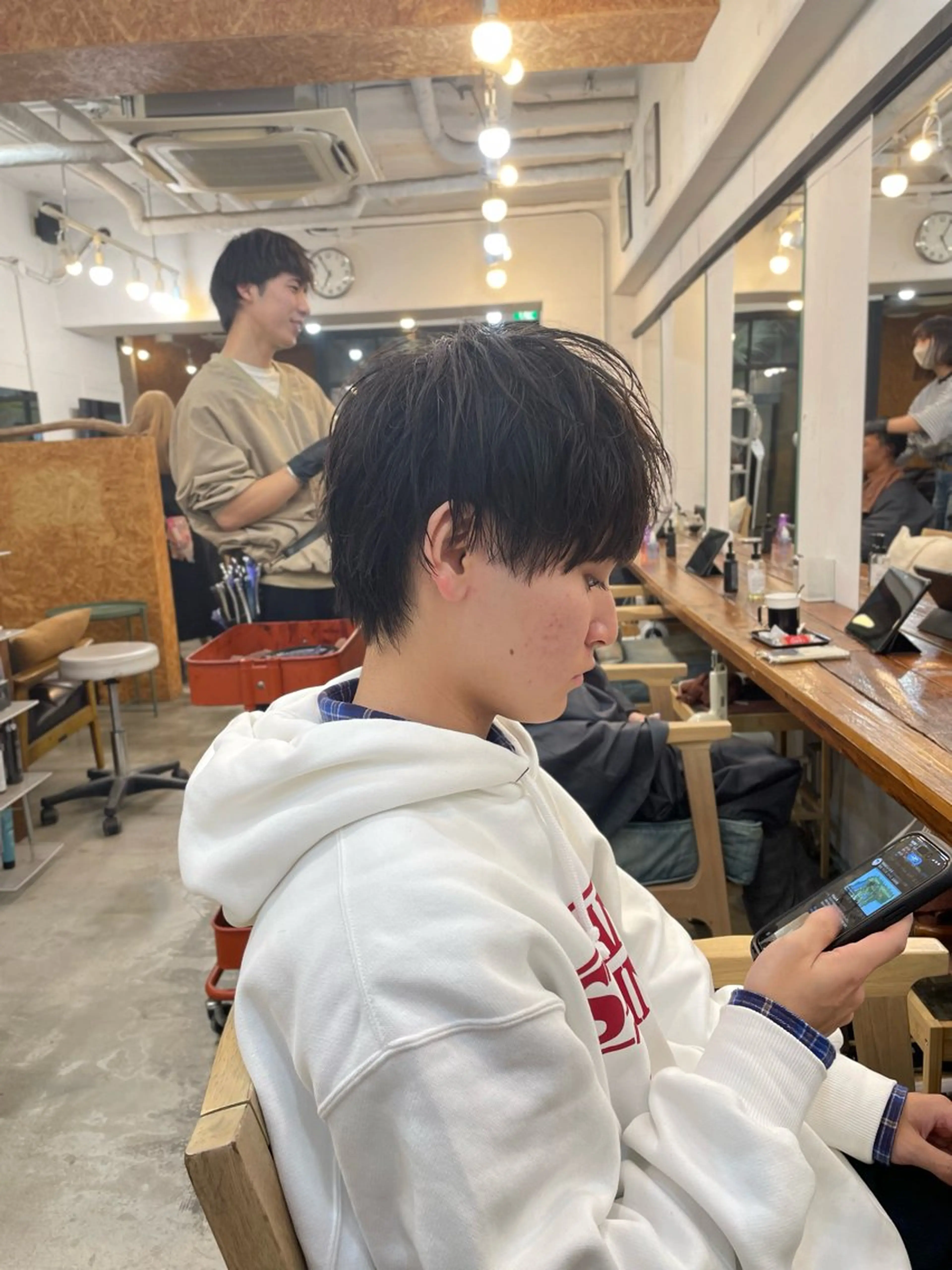 パーマ メンズ カット パーマ 【髪質改善サロン】 🌟だいち🌟のヘアスタイル