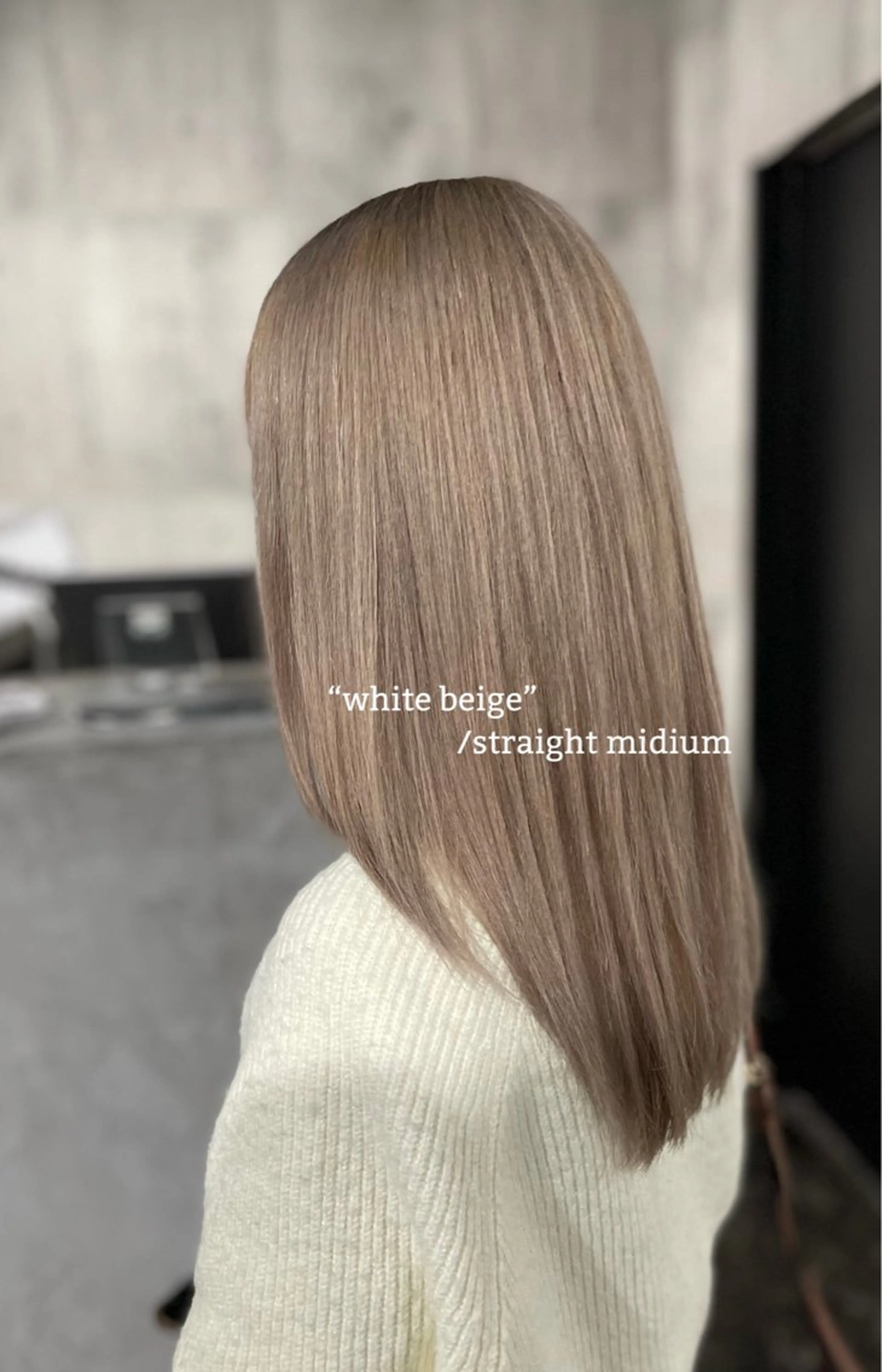 セミロング カラー ヘアカラー トリートメント REGOLITH （レゴリス）所属・山田隆成/韓国カット バレ、ハイライト得意のヘアスタイル