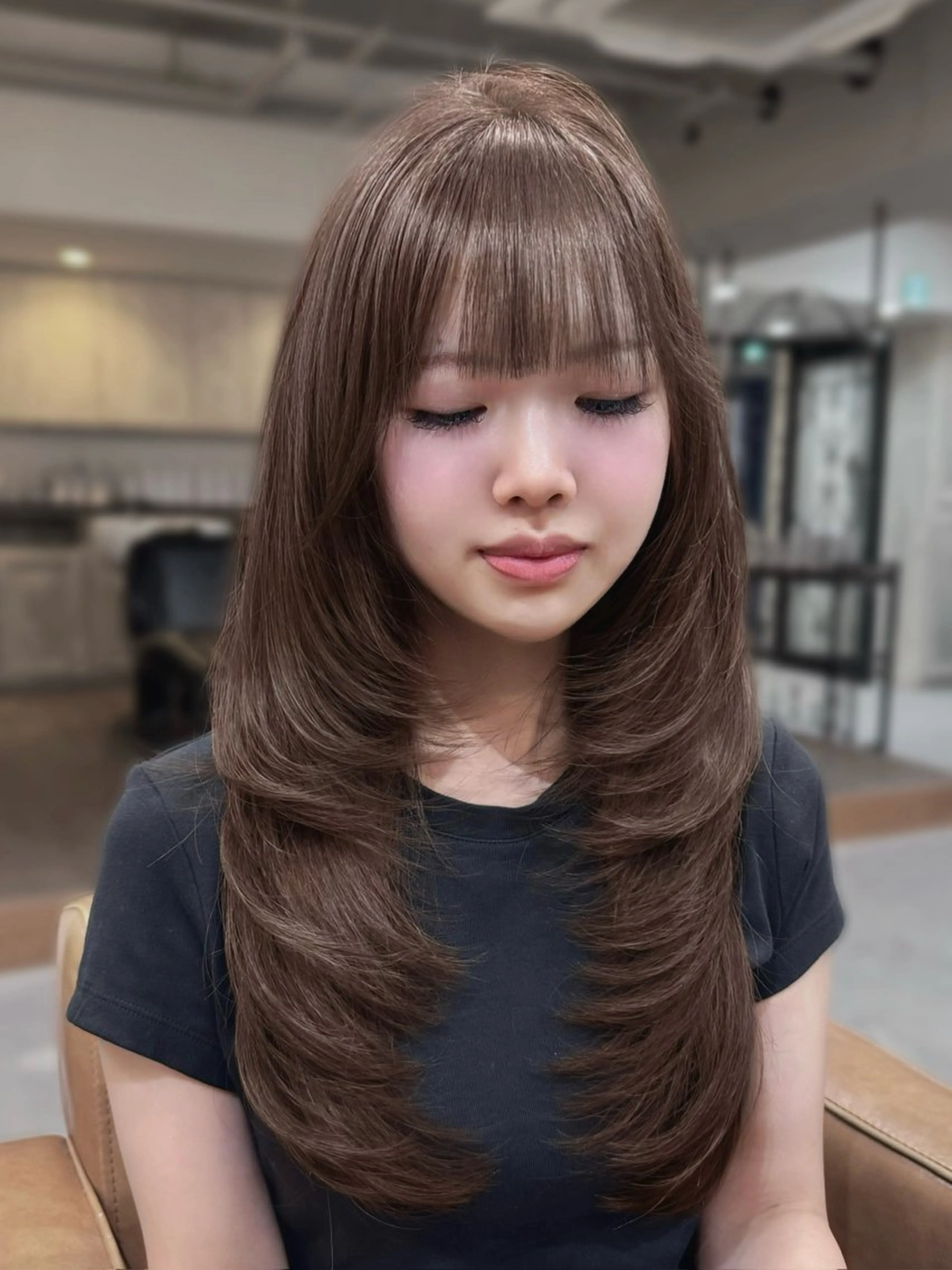 🏹1日2名様限定🏹似合わせカット+ブリーチなしWカラーの写真