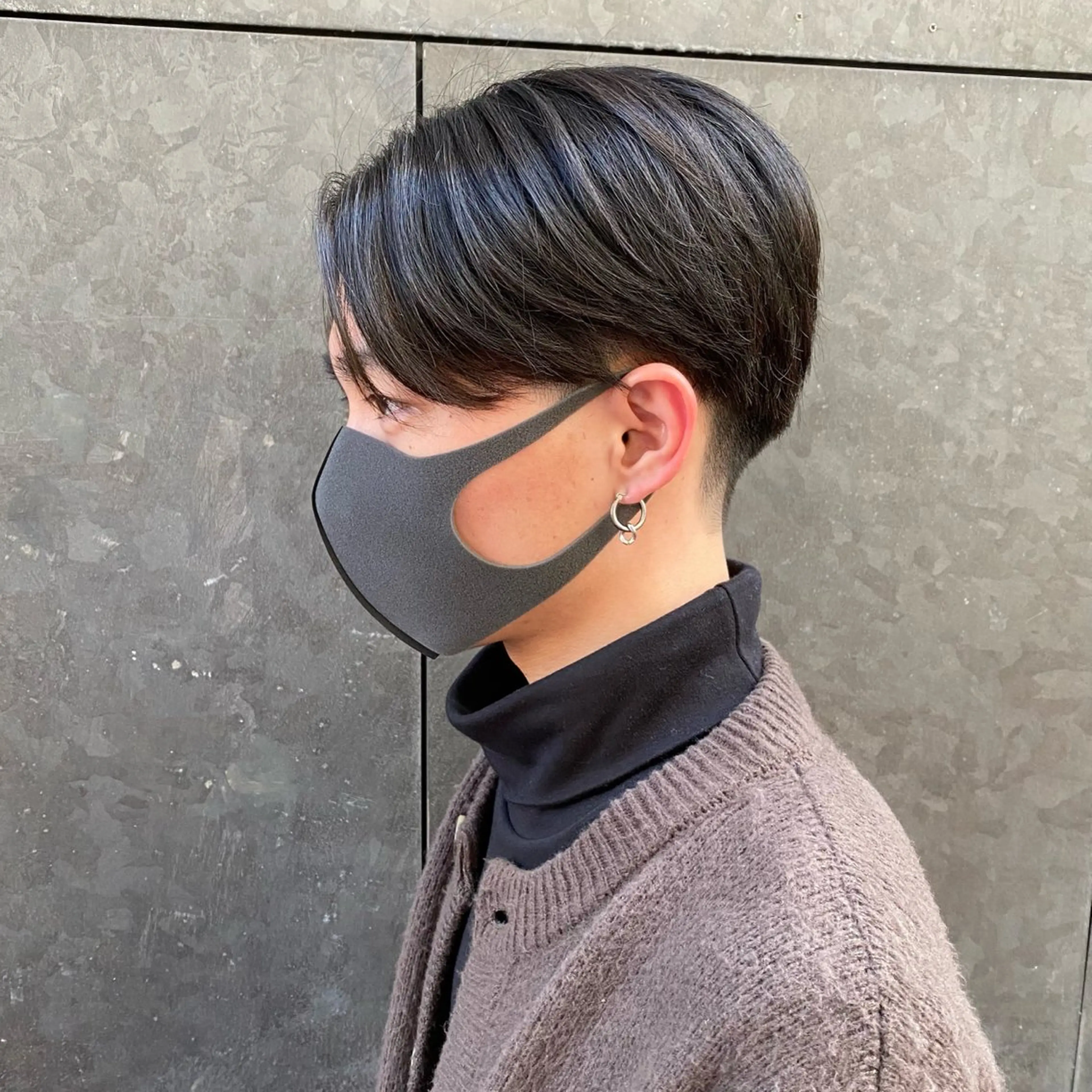 ショート パーマ ハイトーン🌈メンズ カット♡Machanのヘアスタイル