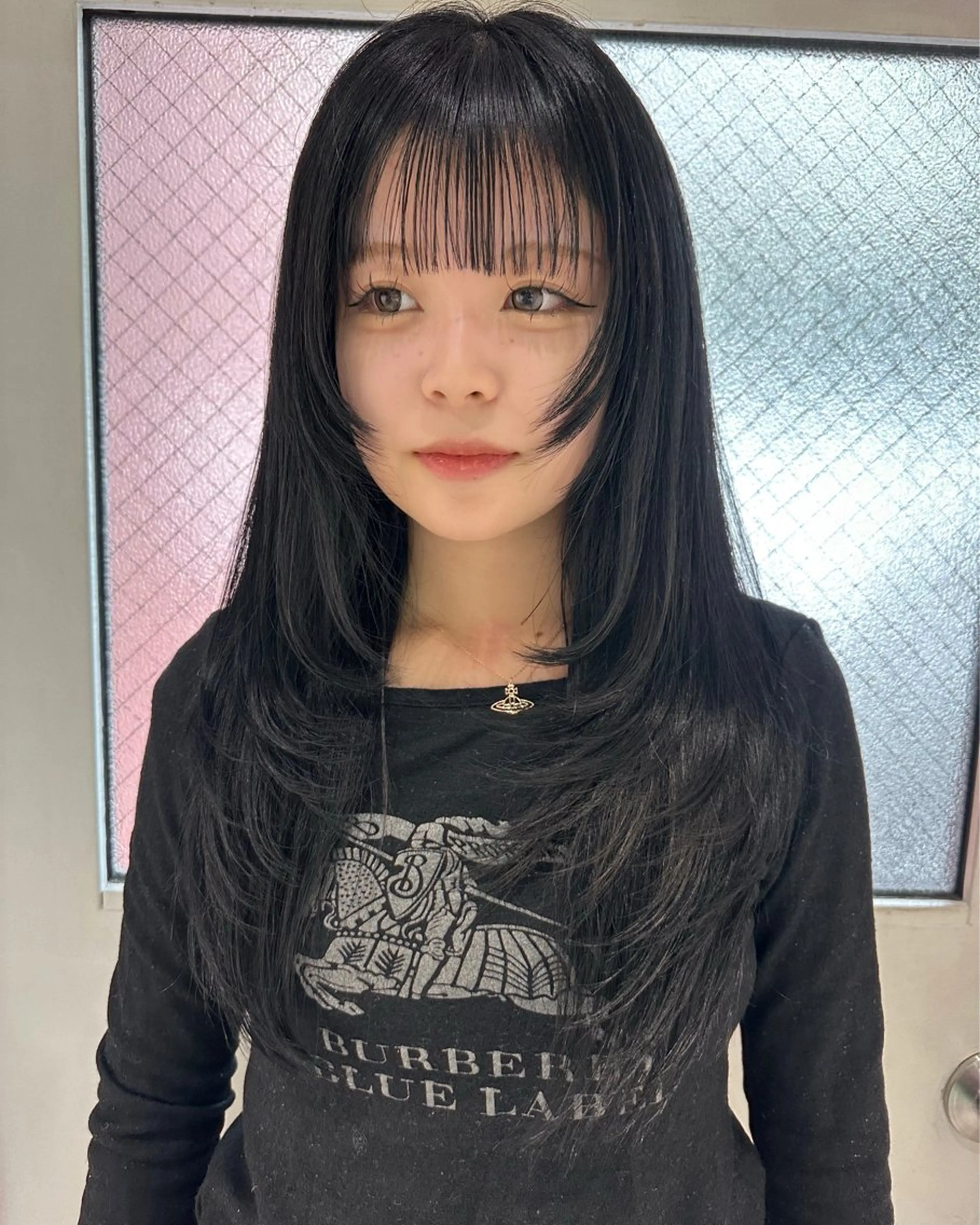 ミディアム カラー カット ヘアカラー トリートメント 海外風 レイヤー 💠MIKUのヘアスタイル