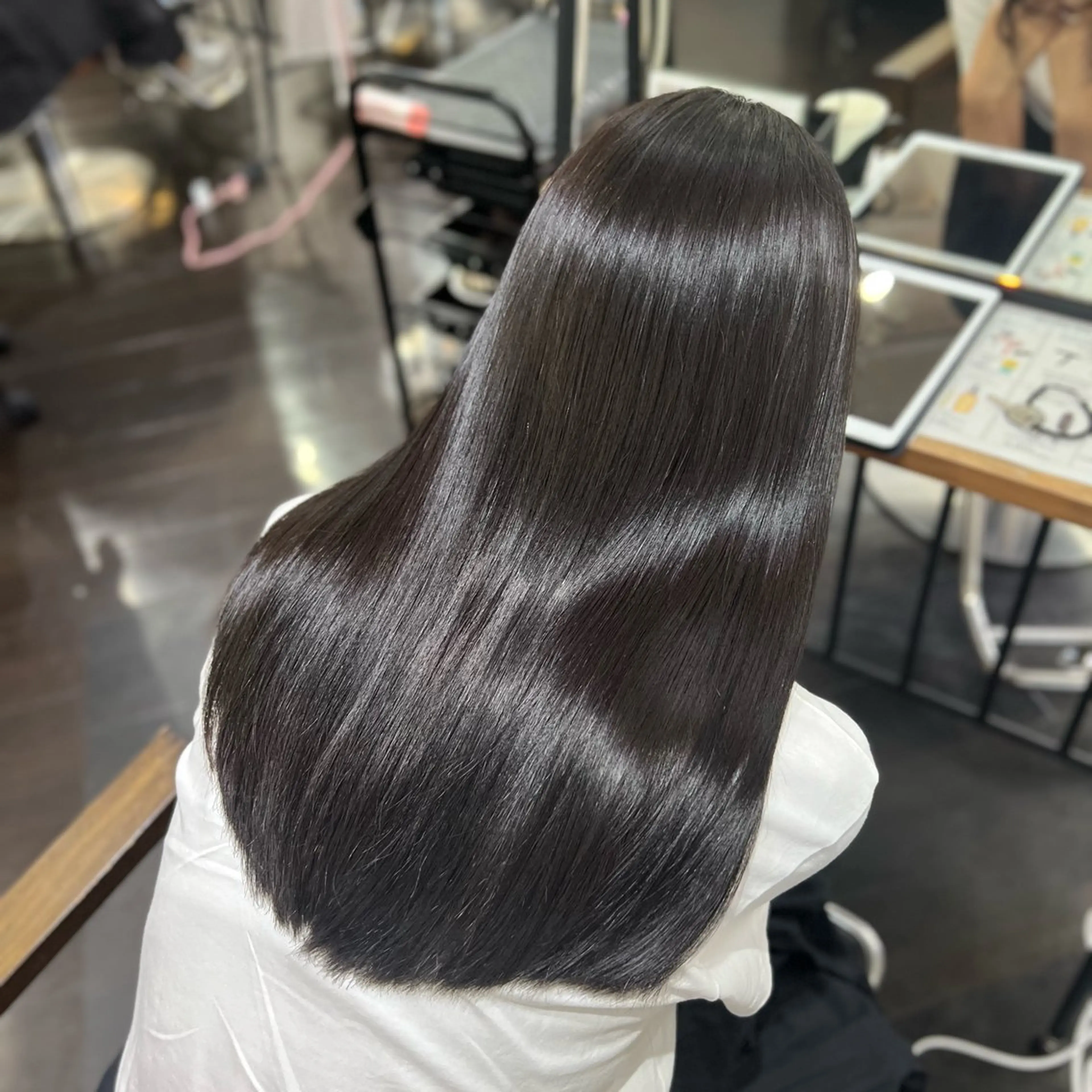 ロング カラー 髪質改善 ヘアカラー トリートメント 🌼名駅/透明感 髪質改善/はるな🌼のヘアスタイル