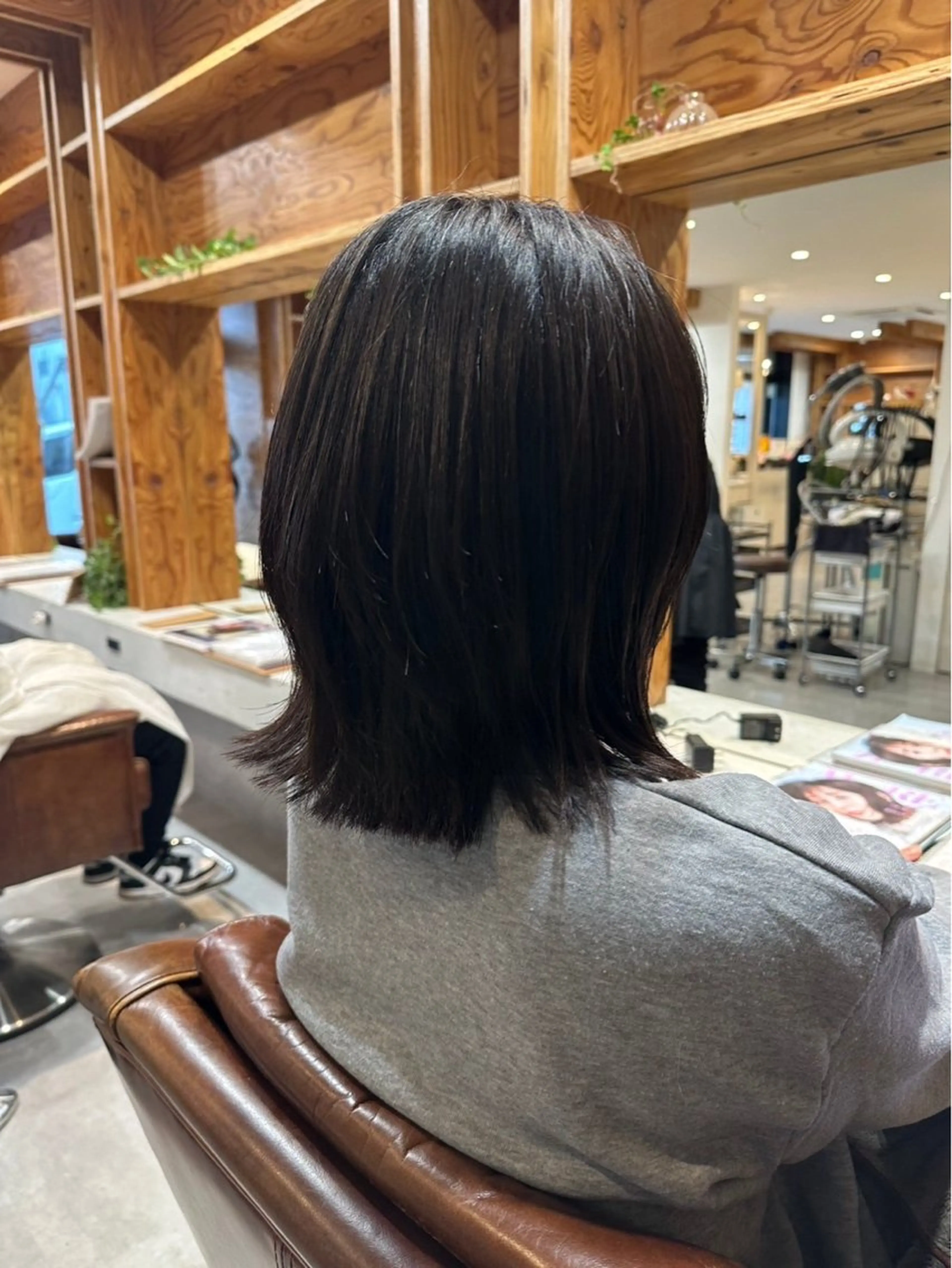 ミディアム くびれヘア adorable 樋口円のヘアスタイル