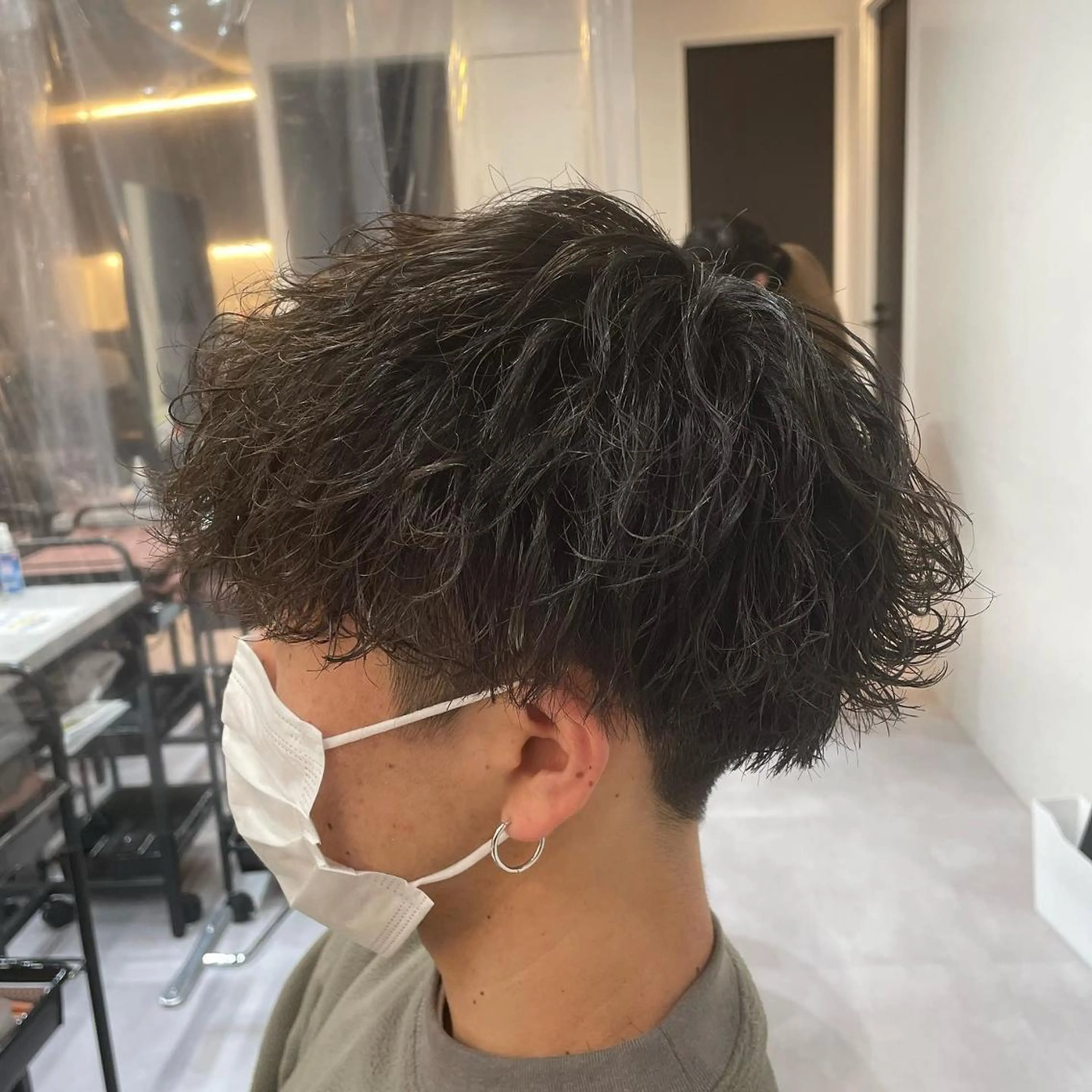 ショート 髪質改善× ハイライト溝江のヘアスタイル