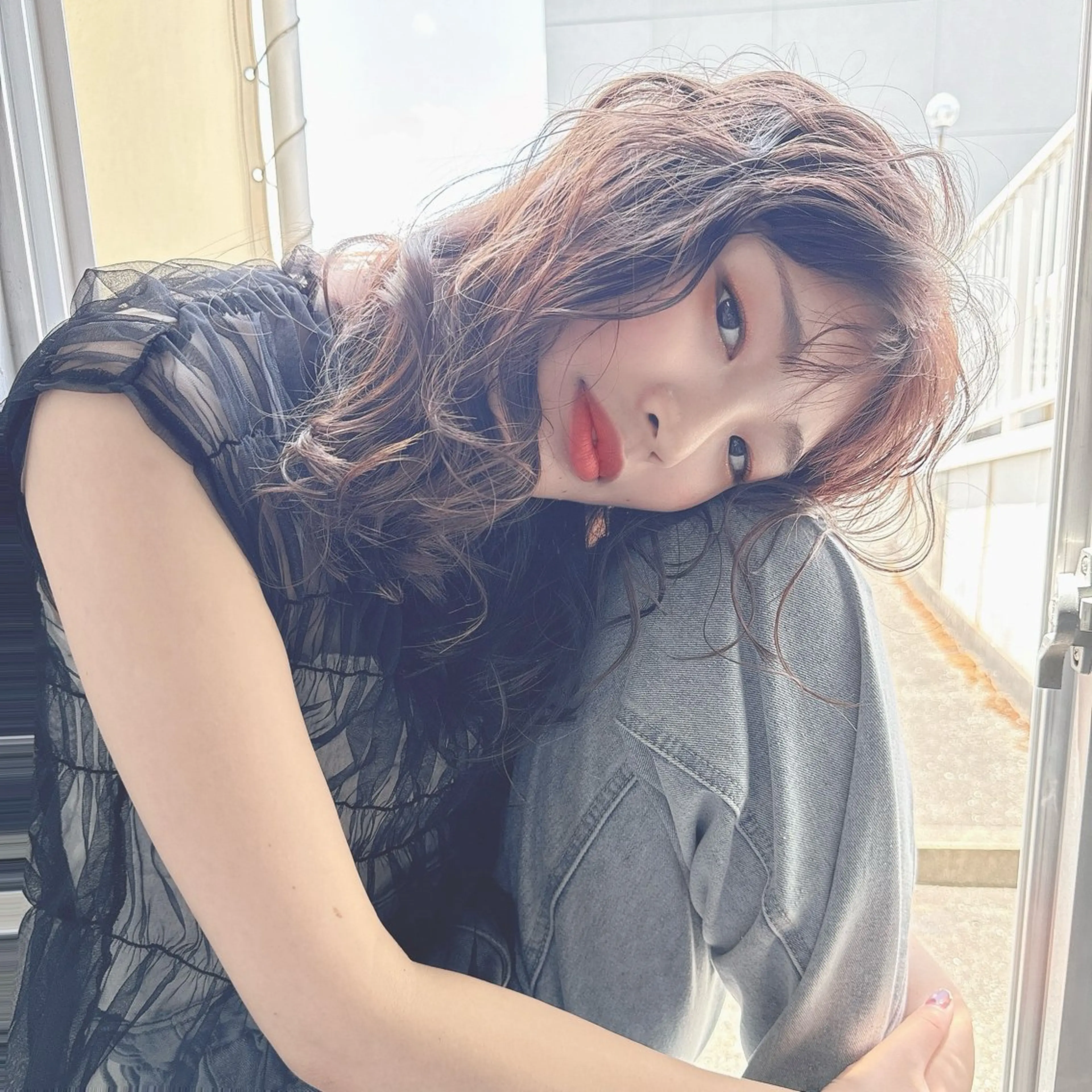 セミロング 横松 ゆかりのヘアスタイル