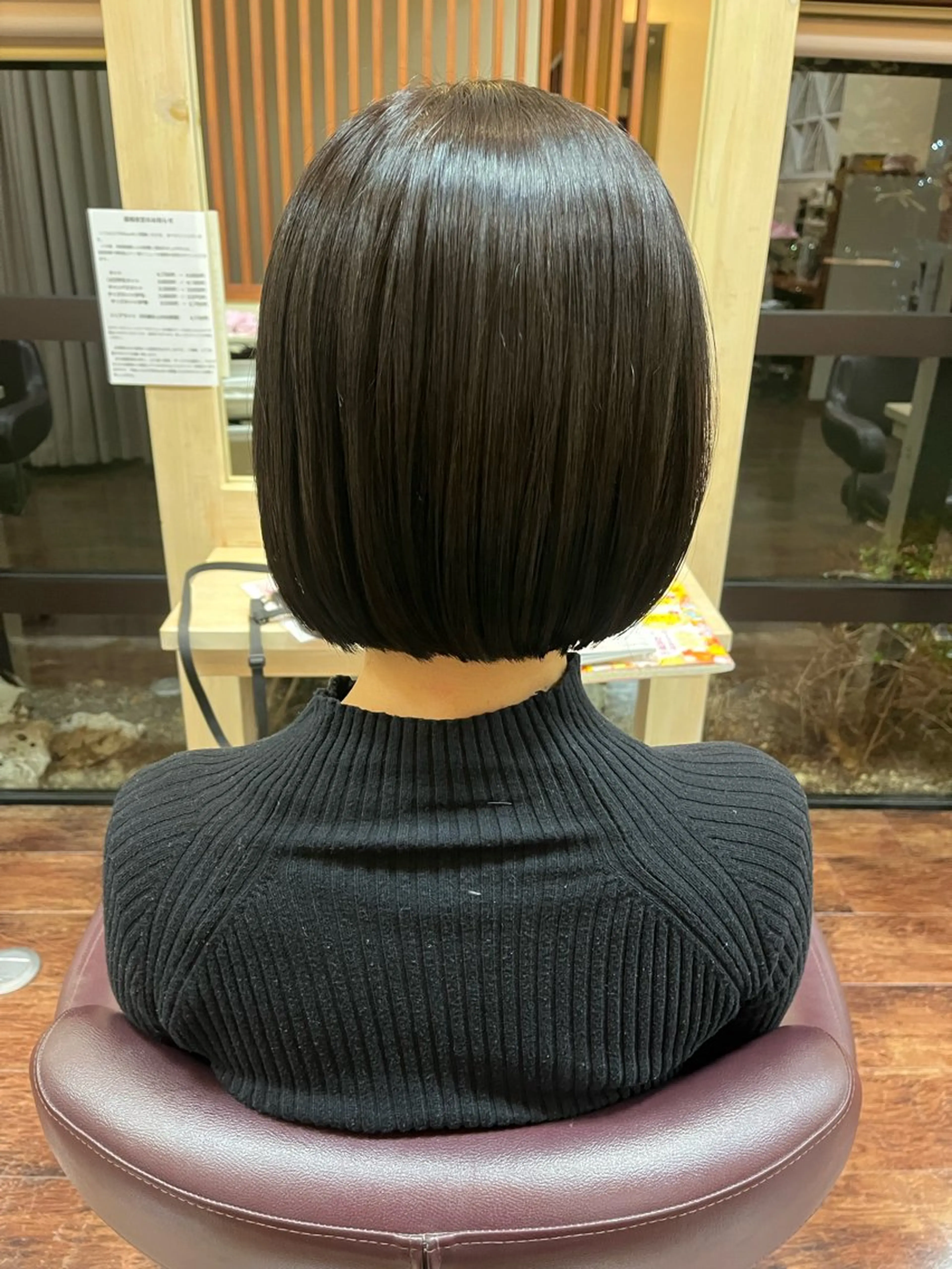 ミディアム 水口 真穂のヘアスタイル