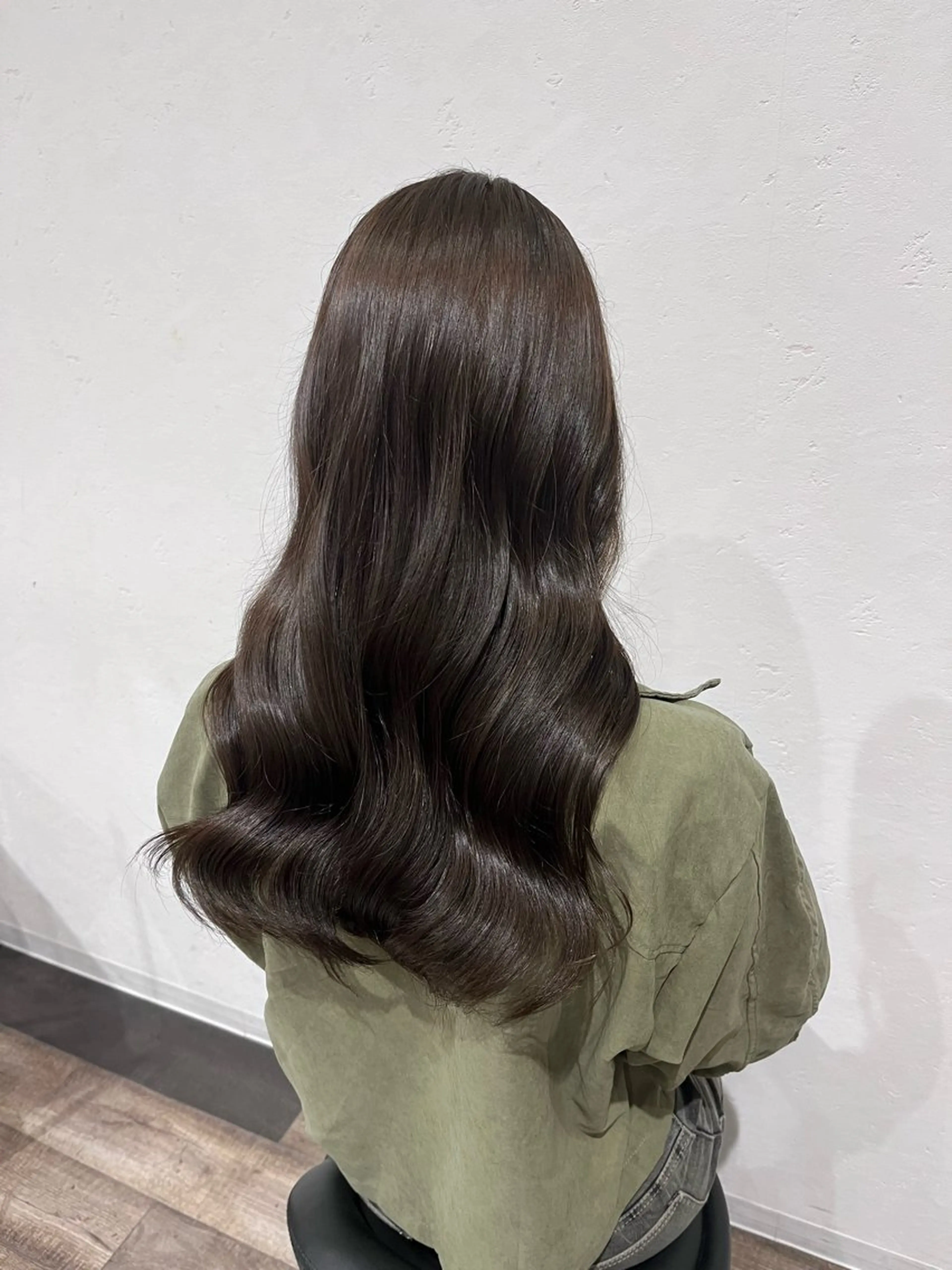 ロング ヘアカラー トリートメント 北島 遥香🫧インナ ー /ベージュカラーのヘアスタイル