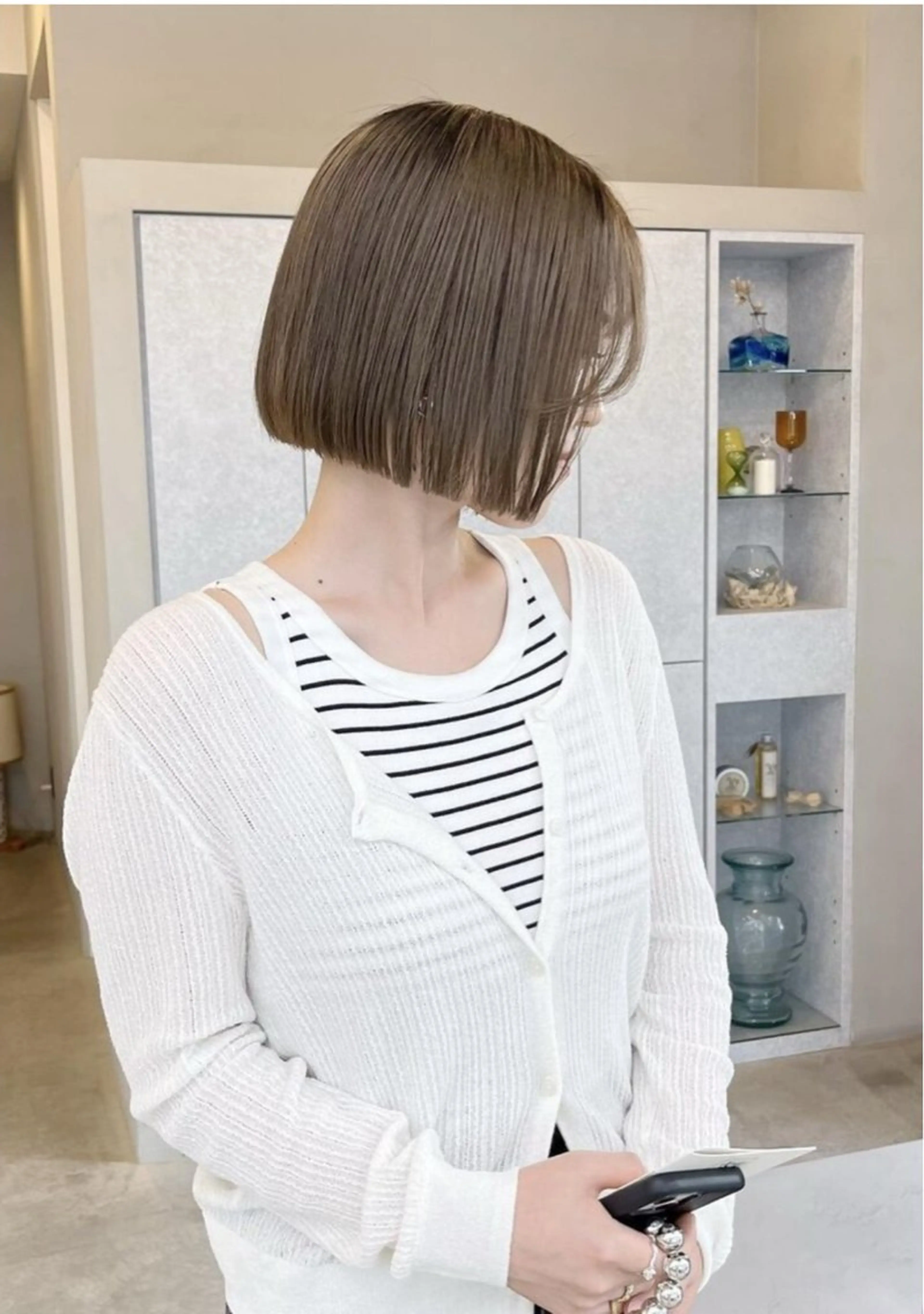 ショート カラー 安城/透明感カラー/ cocoa🐩♪のヘアスタイル