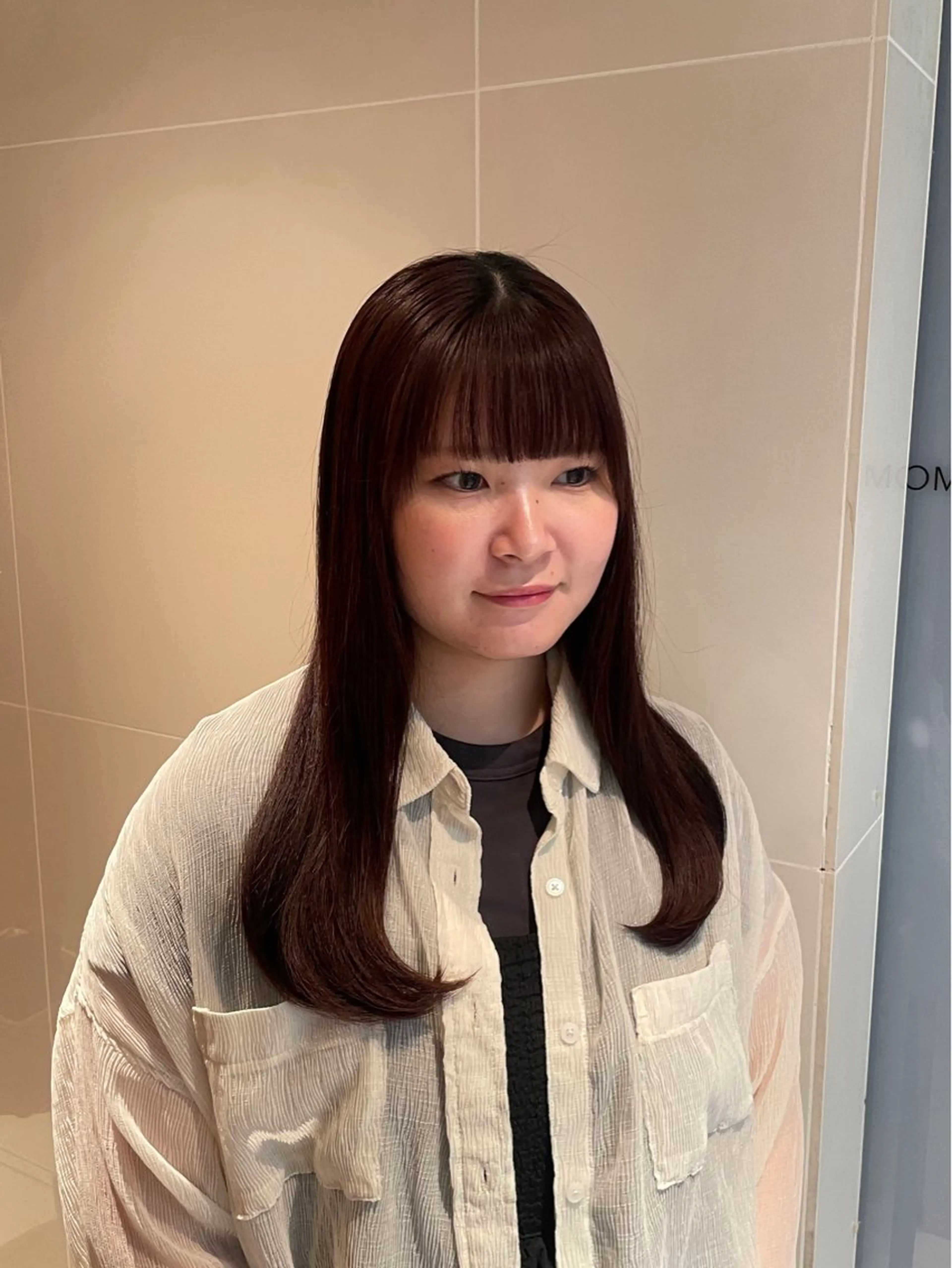 ロング レイヤーカット トリートメント カット ヘアカラー トリートメント mixパーマ/暖色 カラー/ひかるのヘアスタイル