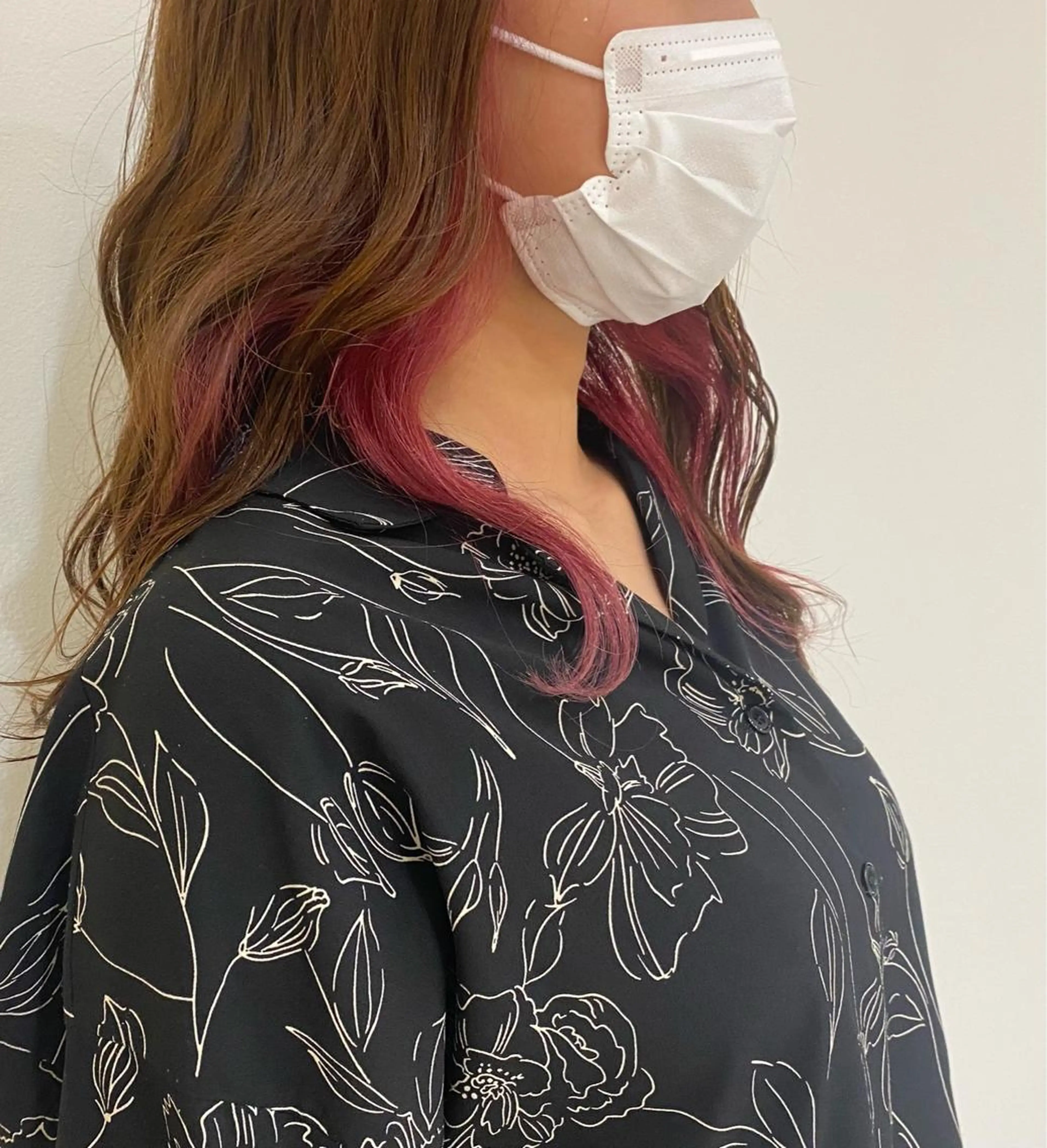 ロング 永田 彩華のヘアスタイル
