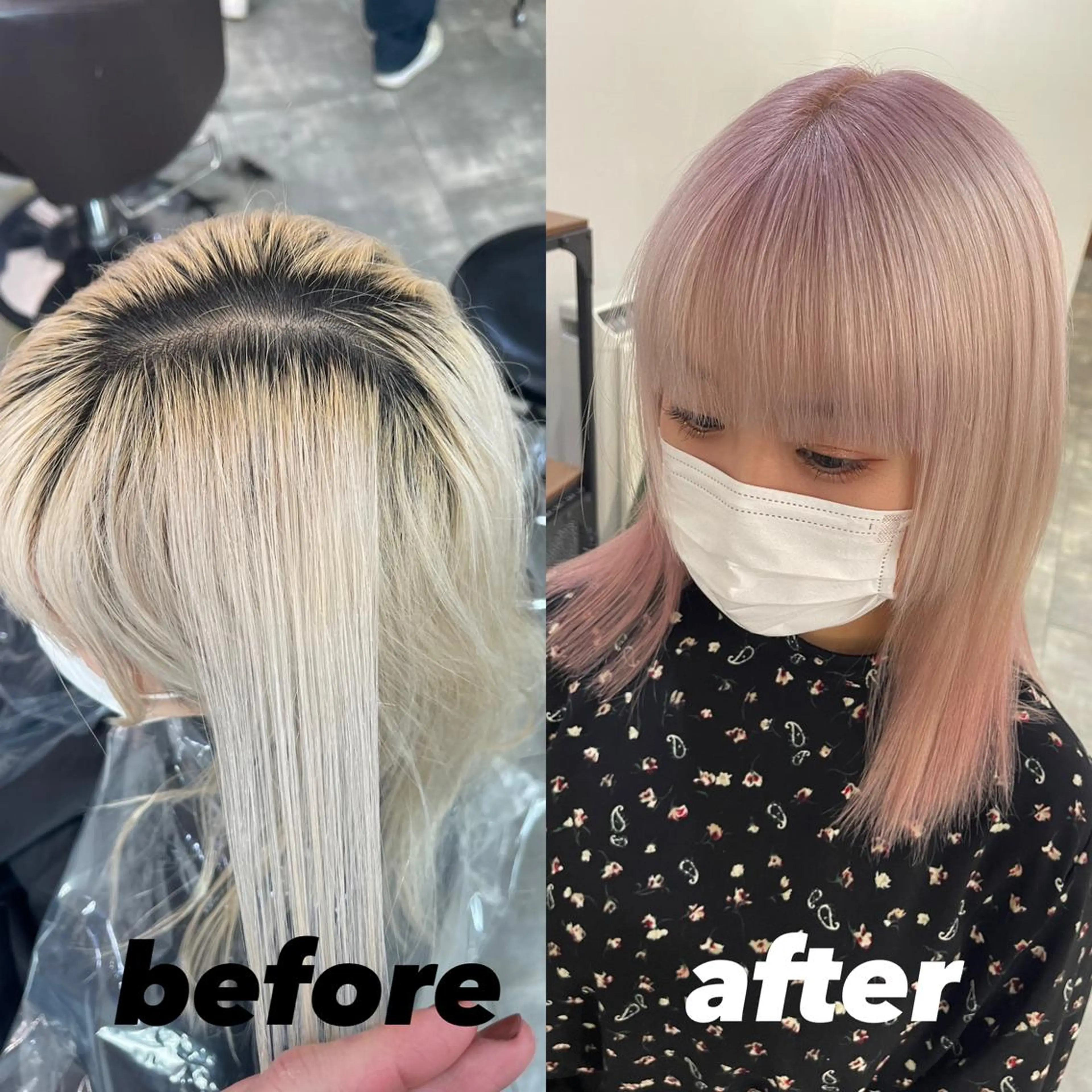 ミディアム カラー 【バレイヤージュ】 kentoのヘアスタイル