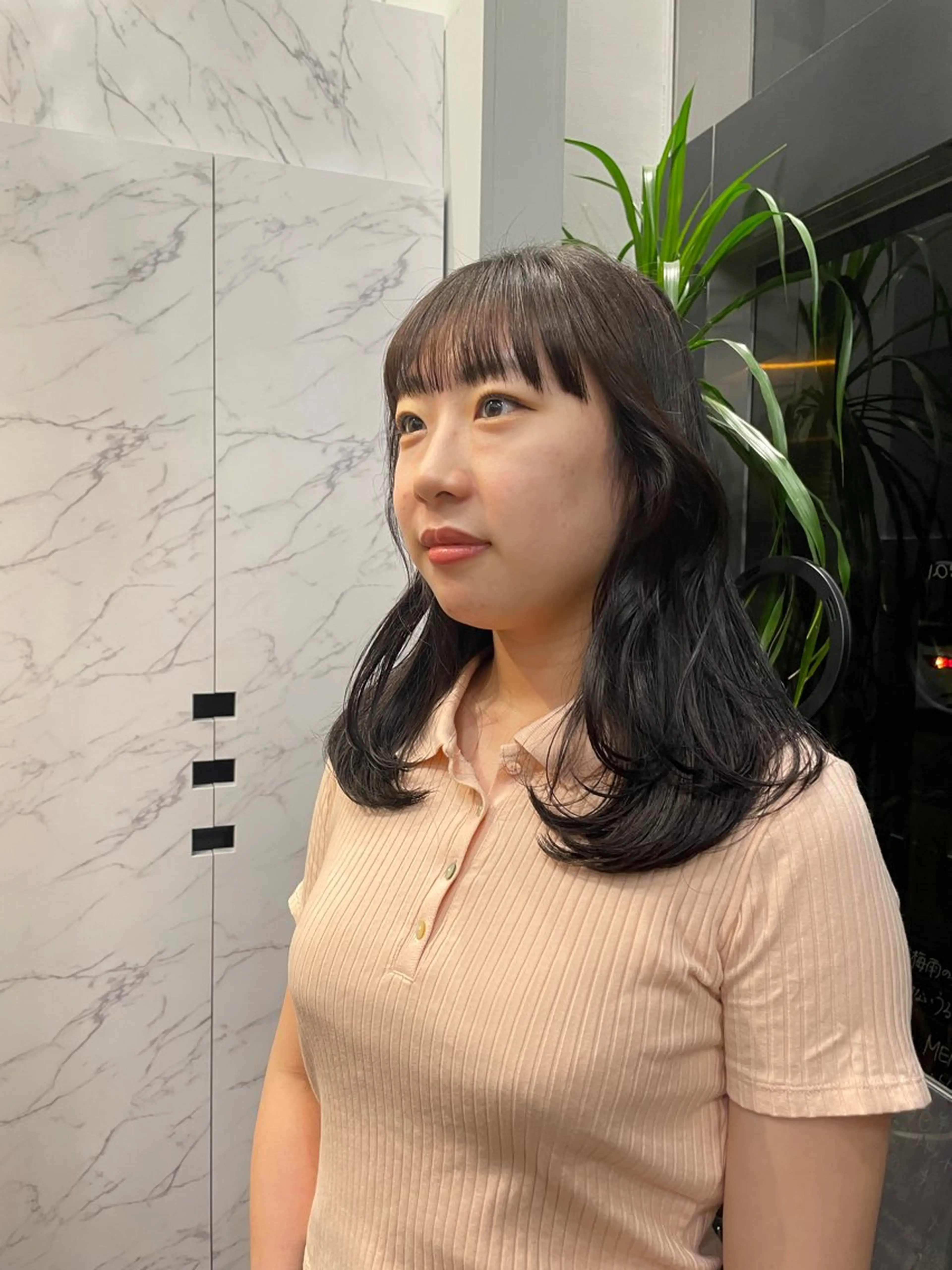 ロング レイヤーカット miu /透明感カラーのヘアスタイル