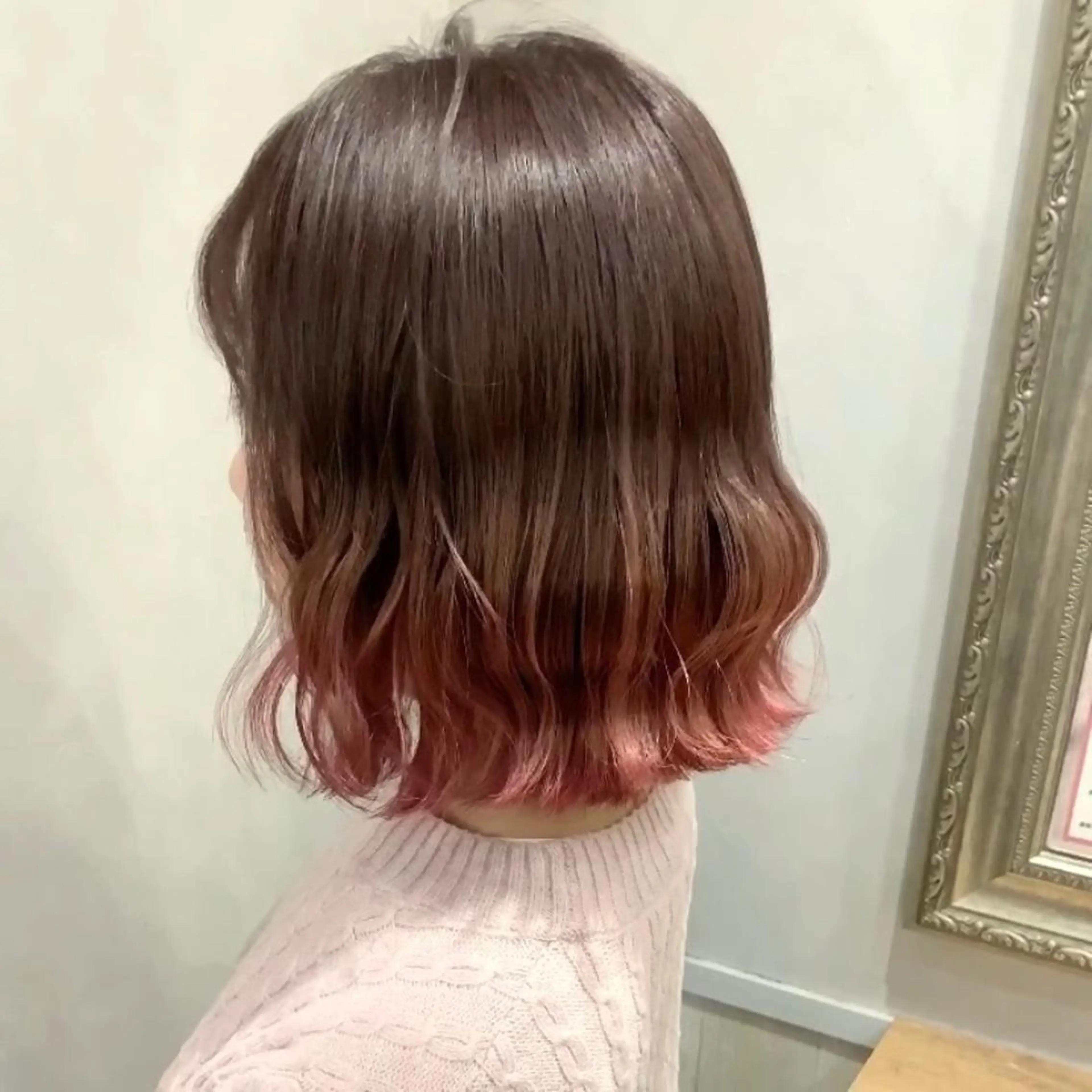 ショート カラー ヘアアレンジ 代表🎀 ふわモテ愛 され髪🩷yumiのヘアスタイル