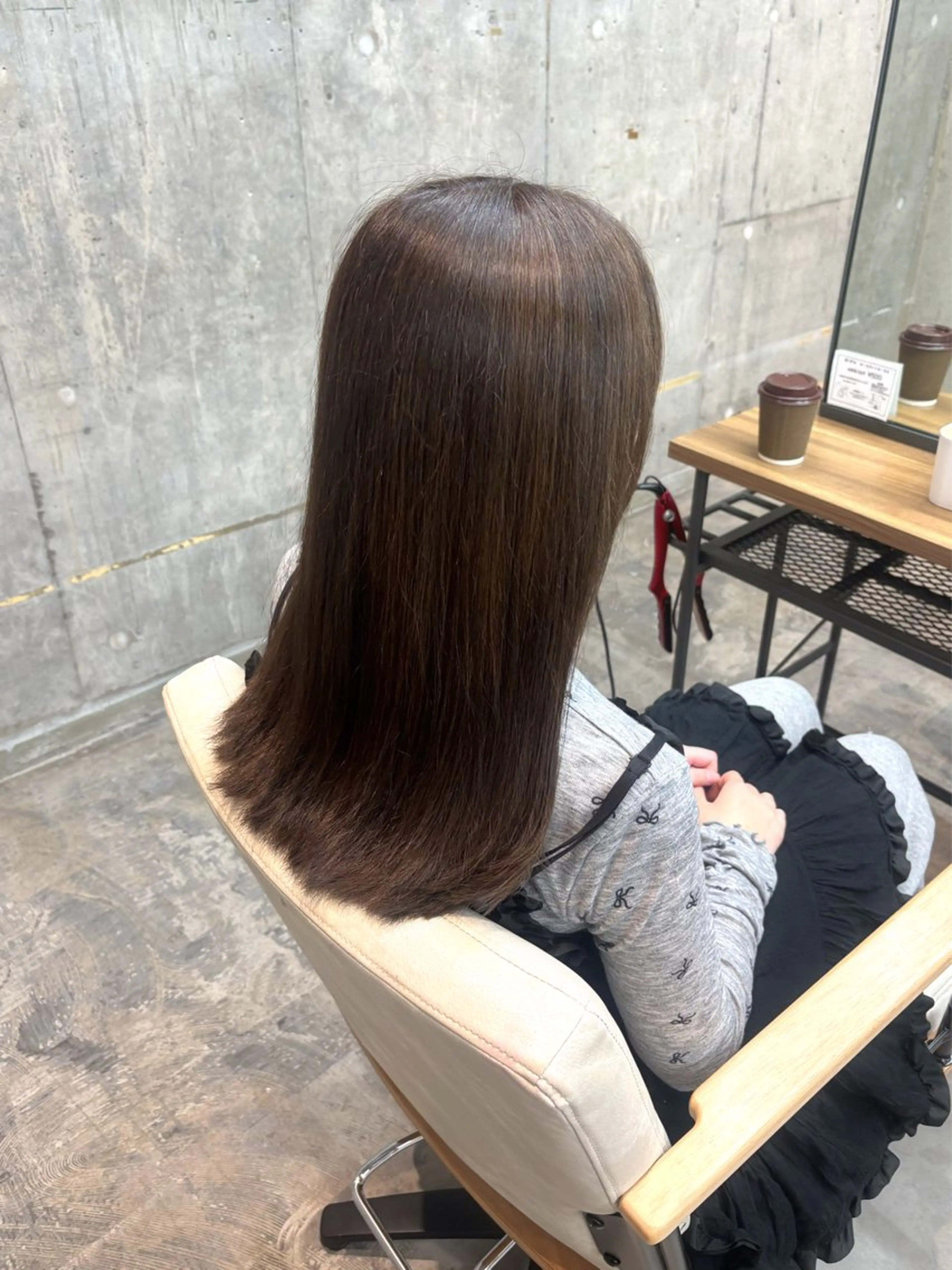 ꒰ 8月限定価格 ꒱ ワンカラー ➕ 前髪カット 🫧🪄の写真