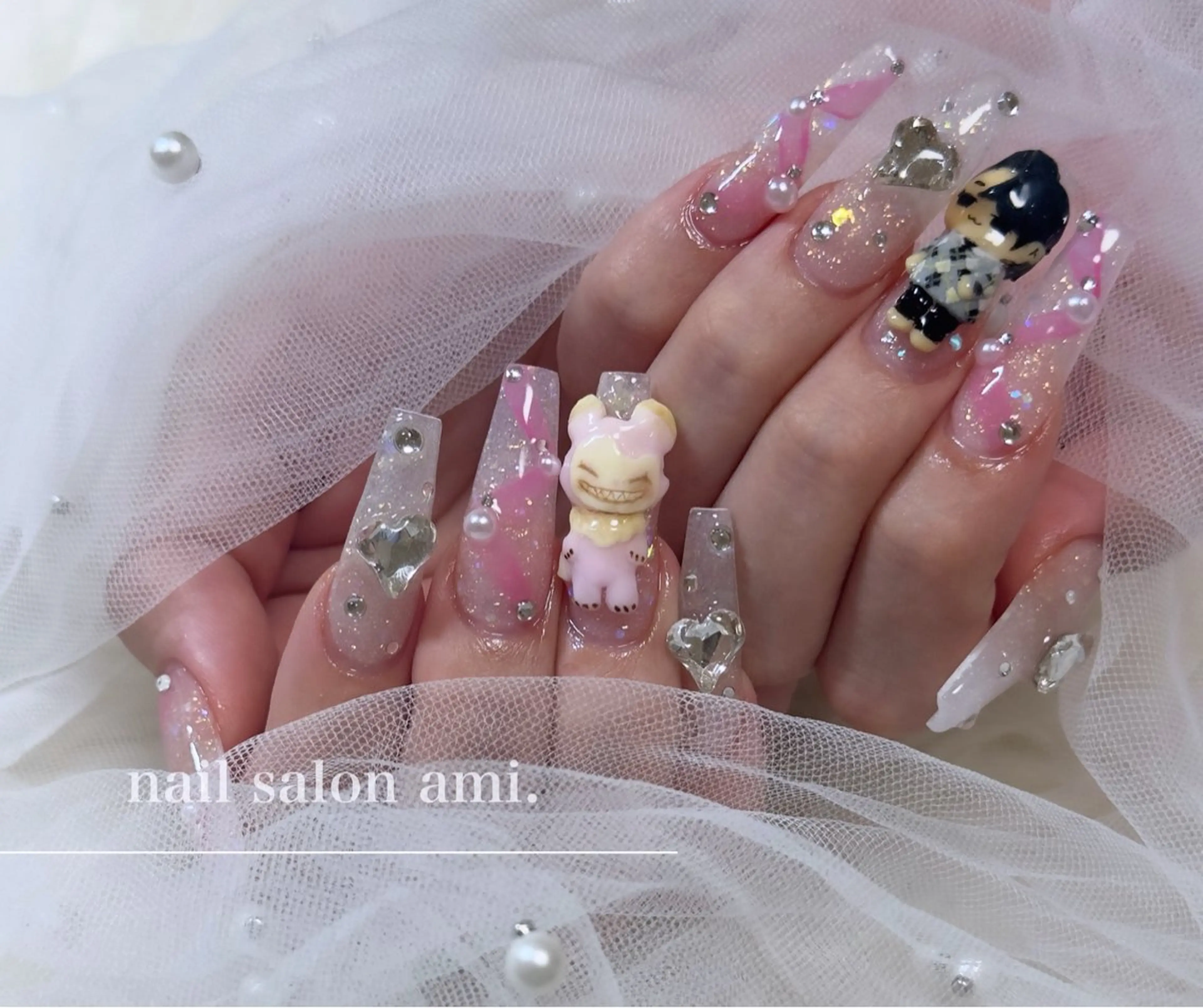ネイル 持ち込み ハンドネイル nail salon amiのネイルデザイン