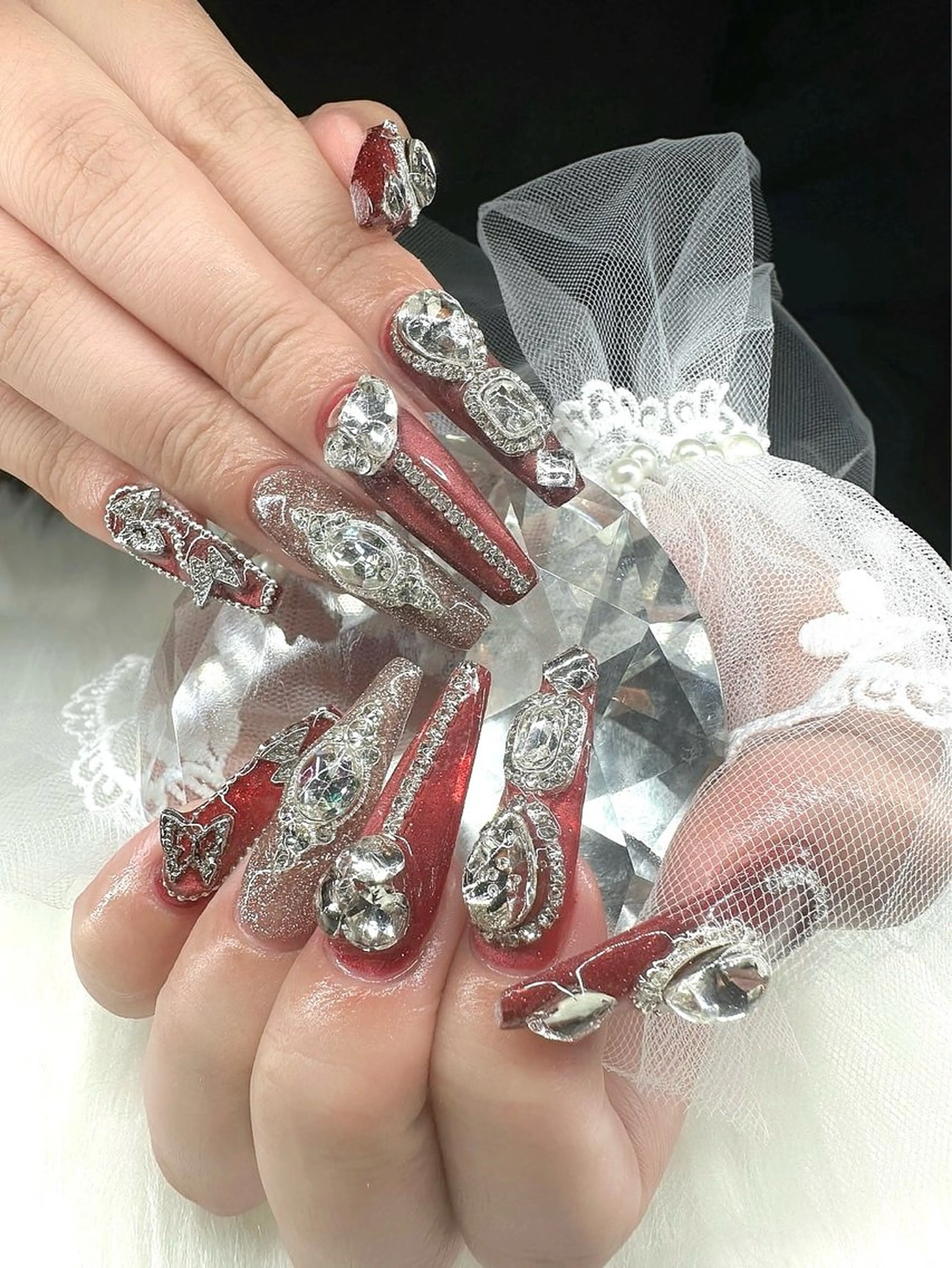 ネイル 長さ出し nail untitled🔰のネイルデザイン