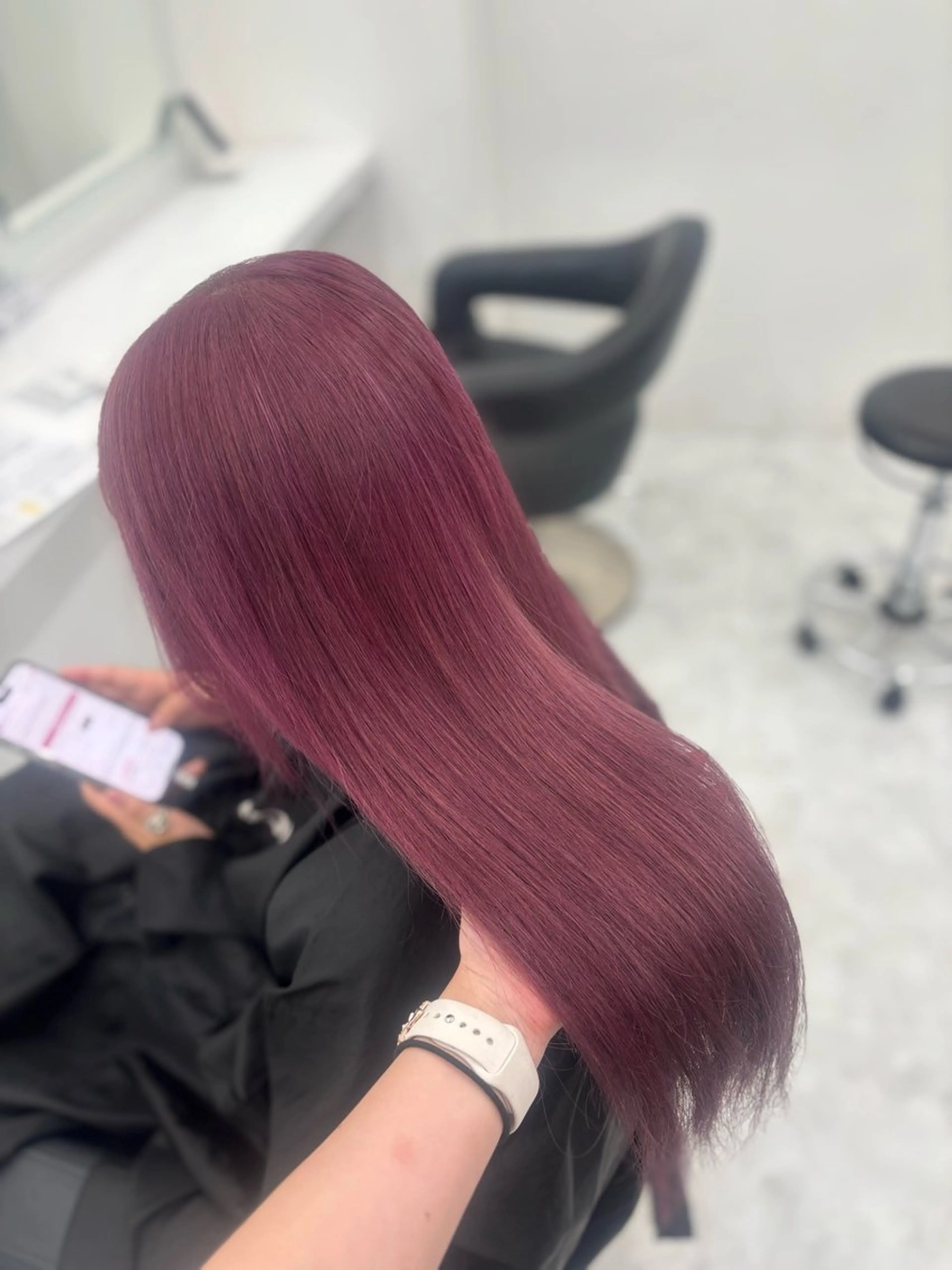 ロング カラー ヘアカラー 🤍レイヤー/顔周り 暖色hirari🤍のヘアスタイル