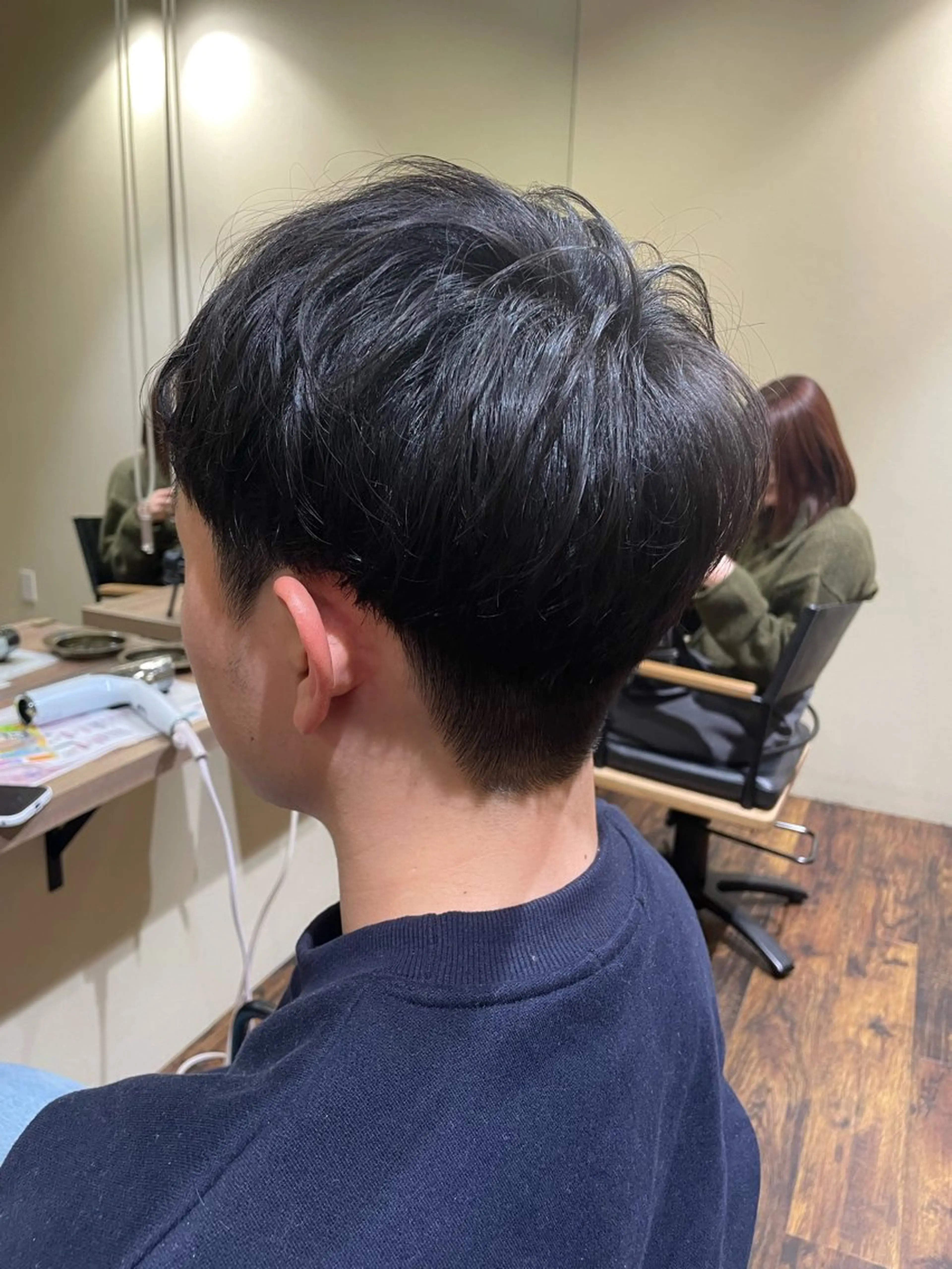 メンズ 山口里莉 /ブリーチカラーのヘアスタイル