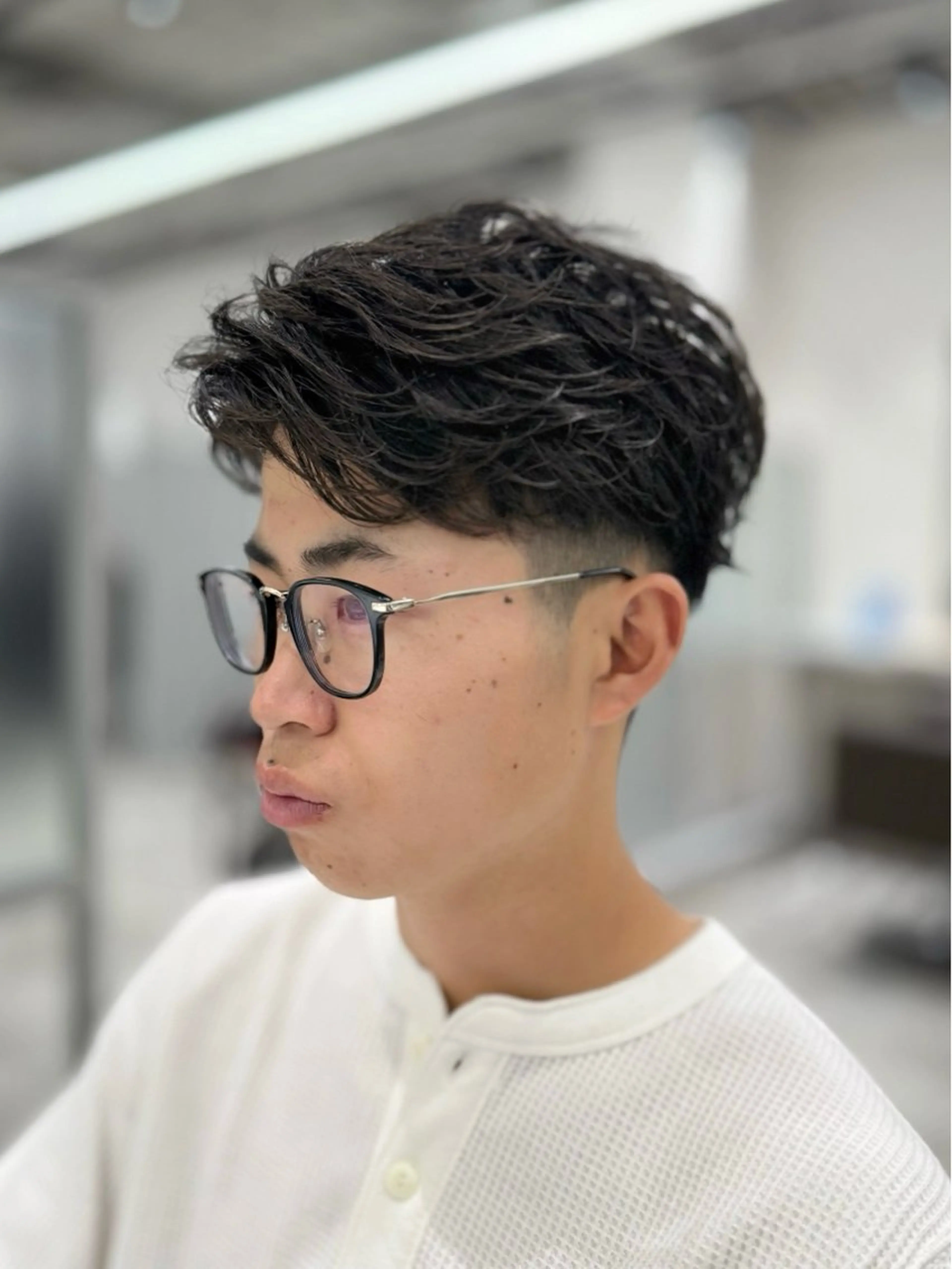 パーマ メンズ カット 加藤 拓海のヘアスタイル
