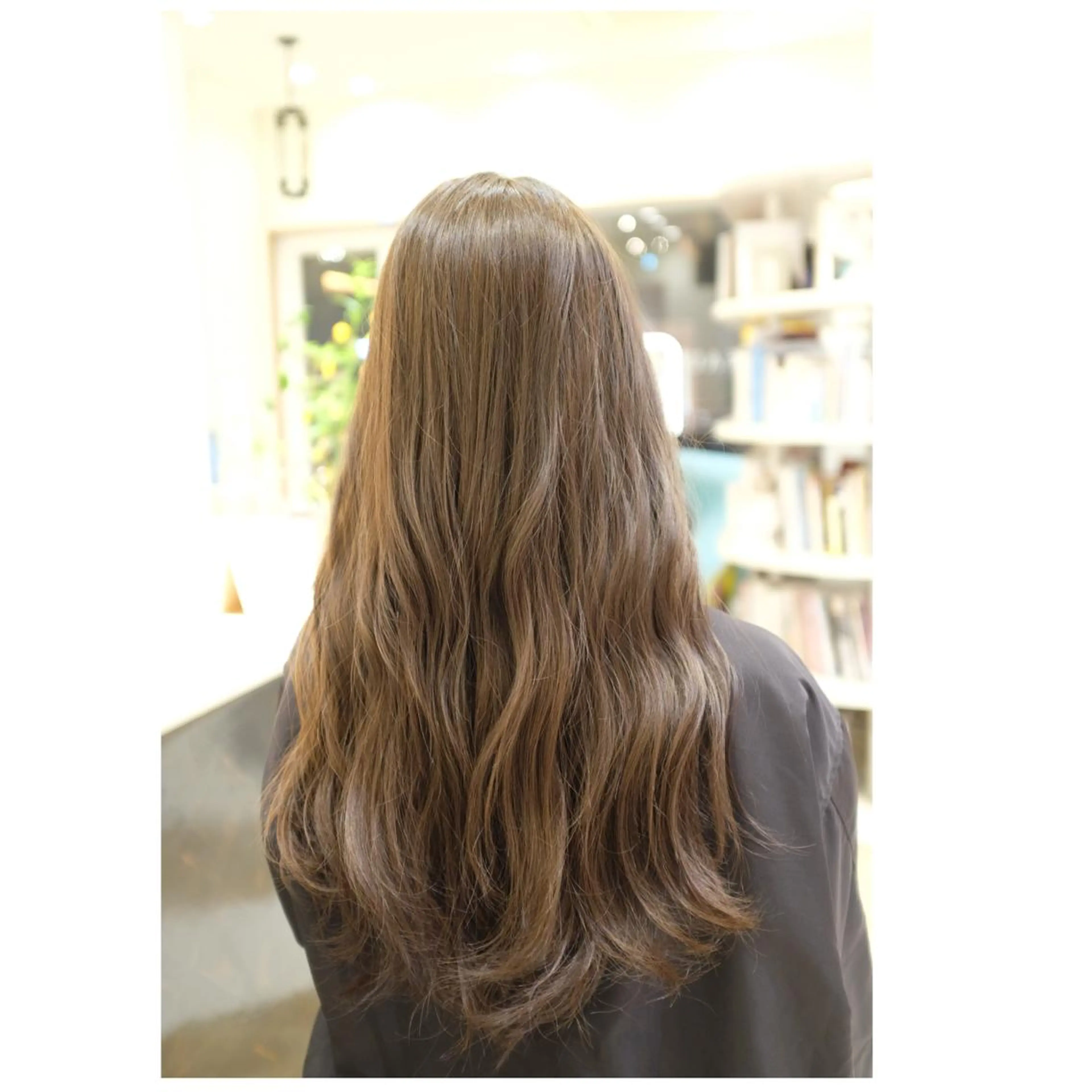 ロング カラー ブラウンカラー ボブカット／ 明千のヘアスタイル