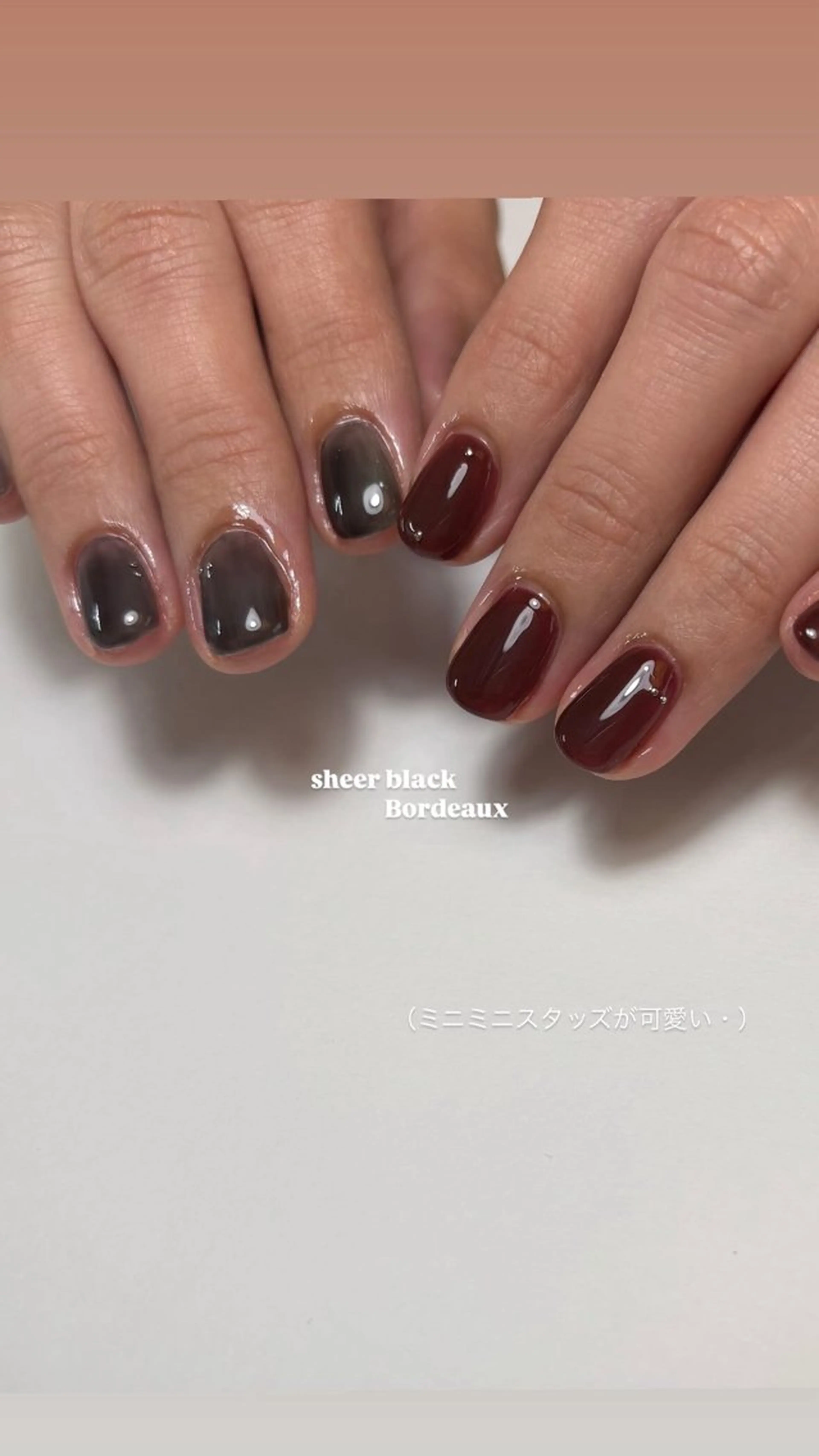 ネイル ボルドー ハンドネイル is.nail 🌷sonokoのネイルデザイン