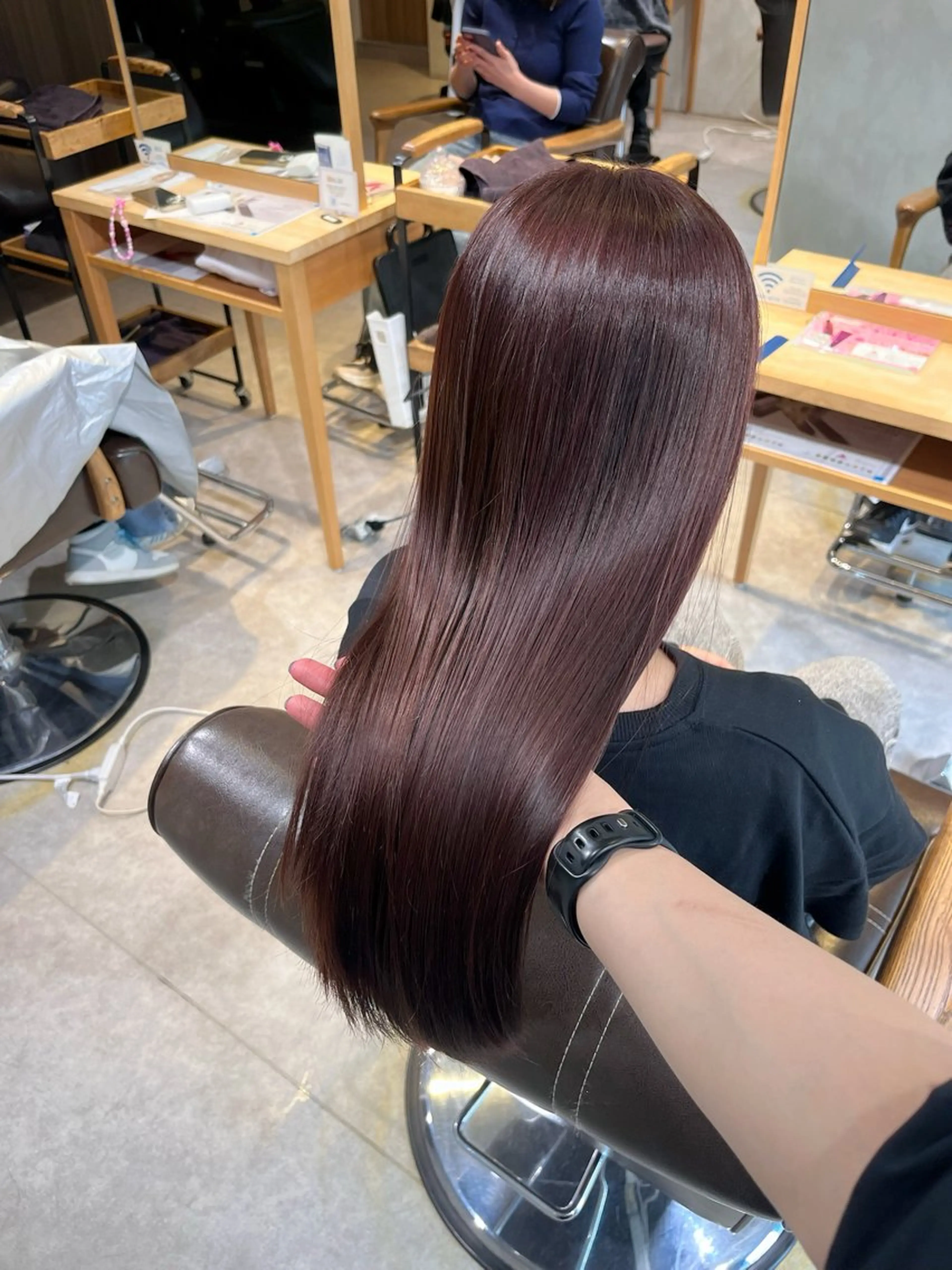 ロング カラー ブリーチ ブリーチなしカラー ヘアカラー トリートメント bel./arie ⠀ ⠀ ⠀のヘアスタイル