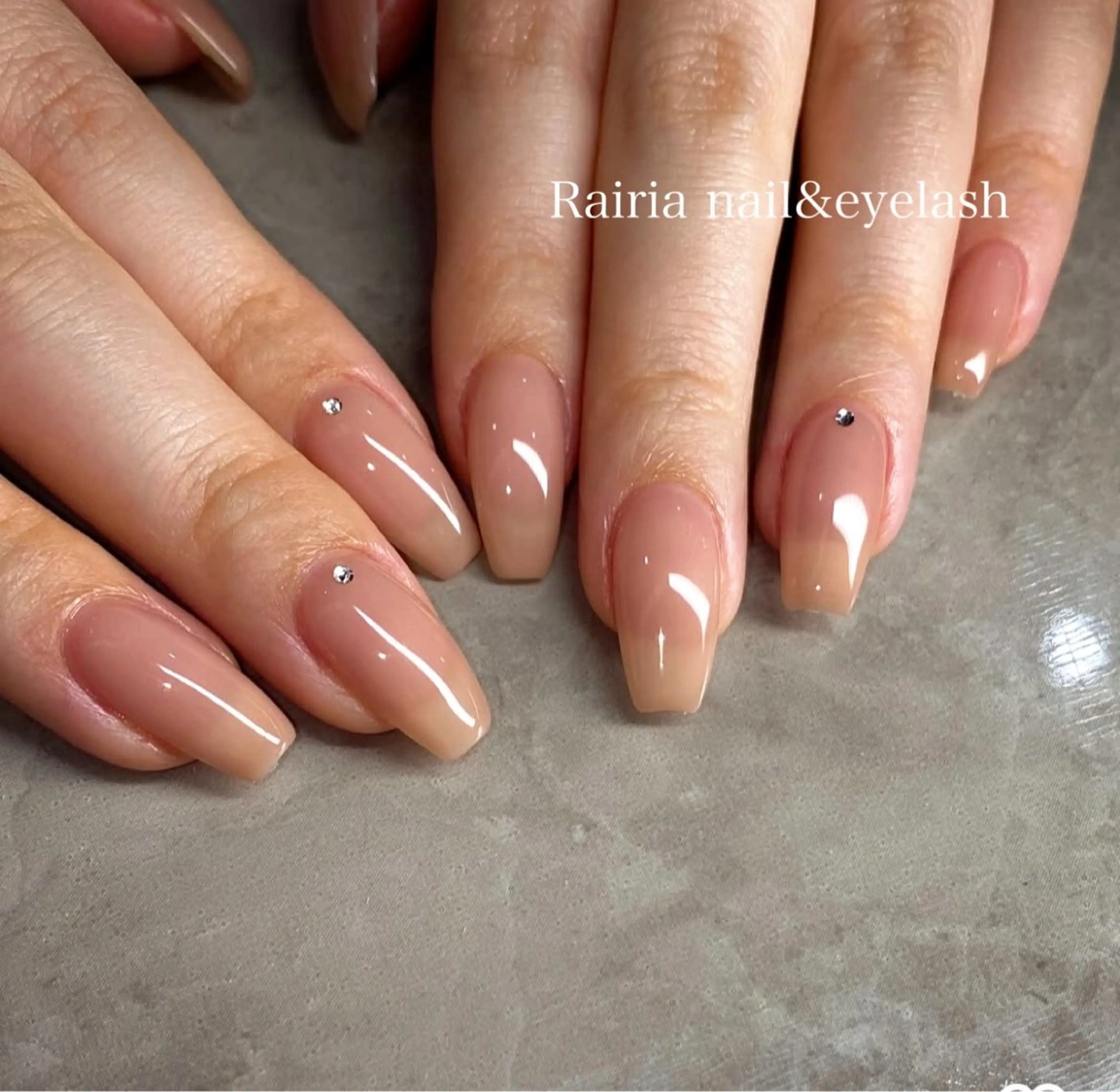 ネイル ジェルネイル ワンカラーネイル パラジェル Rairia nail所属・ライリアネイル Mikuのネイルデザイン