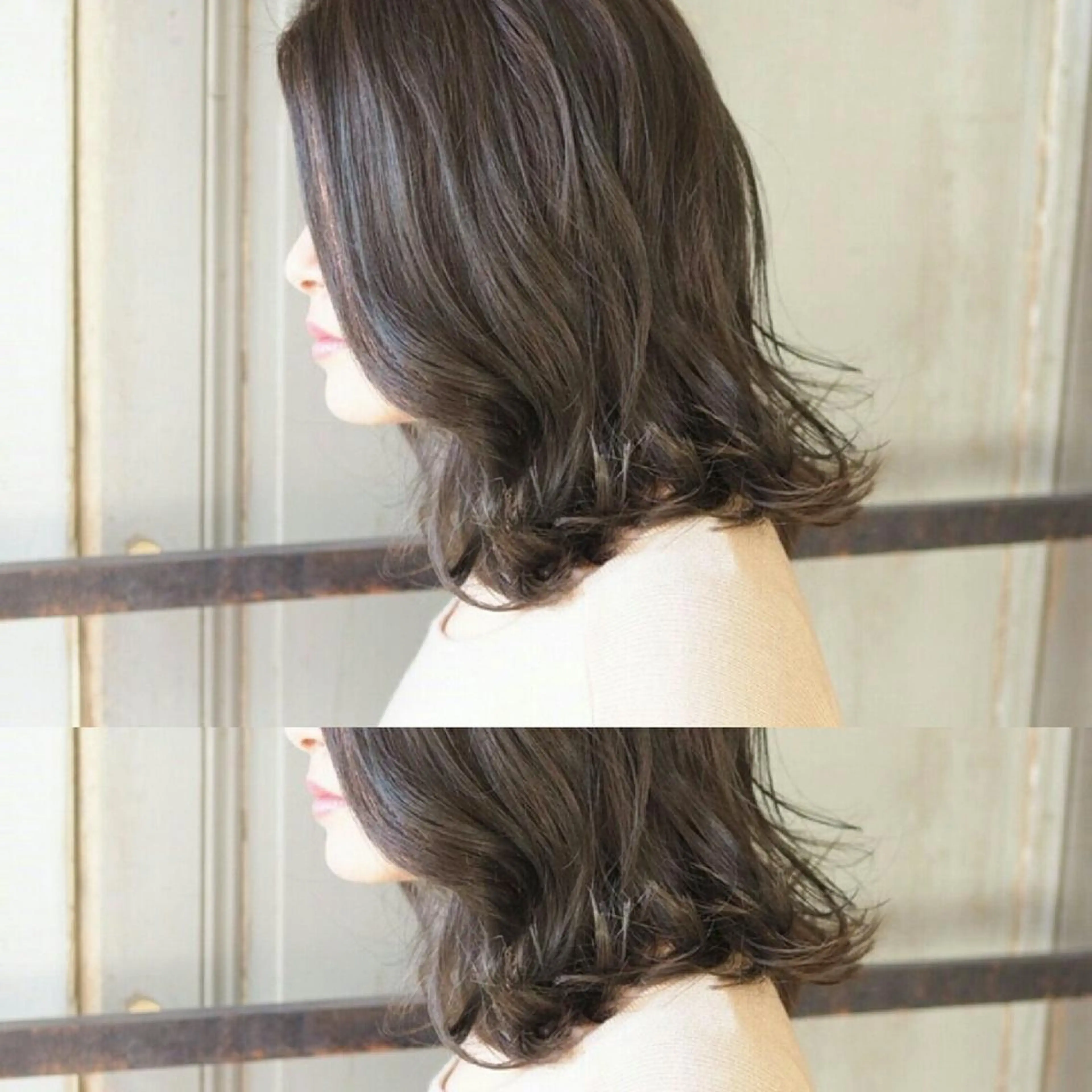 ミディアム カラー グレージュ RITA Hairs所属・Kawamoto Shinyaのヘアスタイル