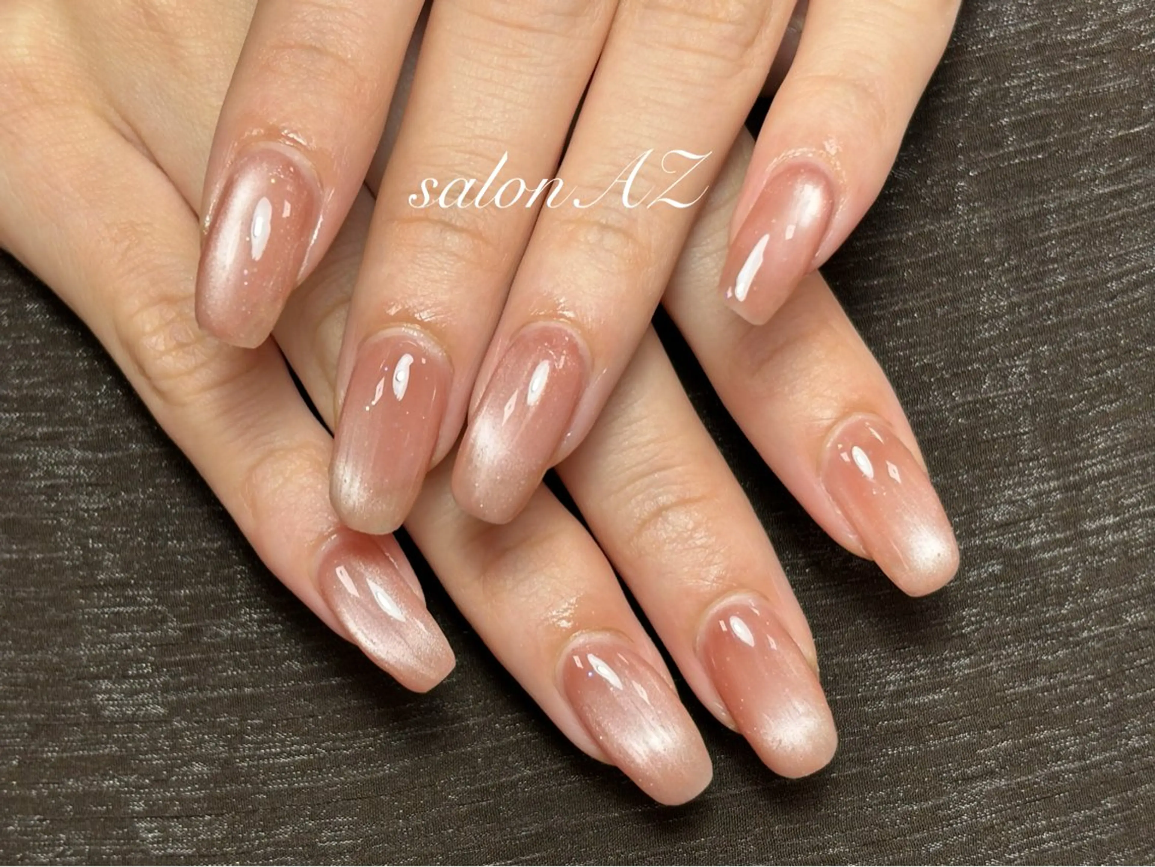 ネイル アートネイル 長さ出し フットネイル フレンチネイル ジェルネイル ハンドネイル Salon  AZ所属・salon AZ jr.ネイリストのネイルデザイン