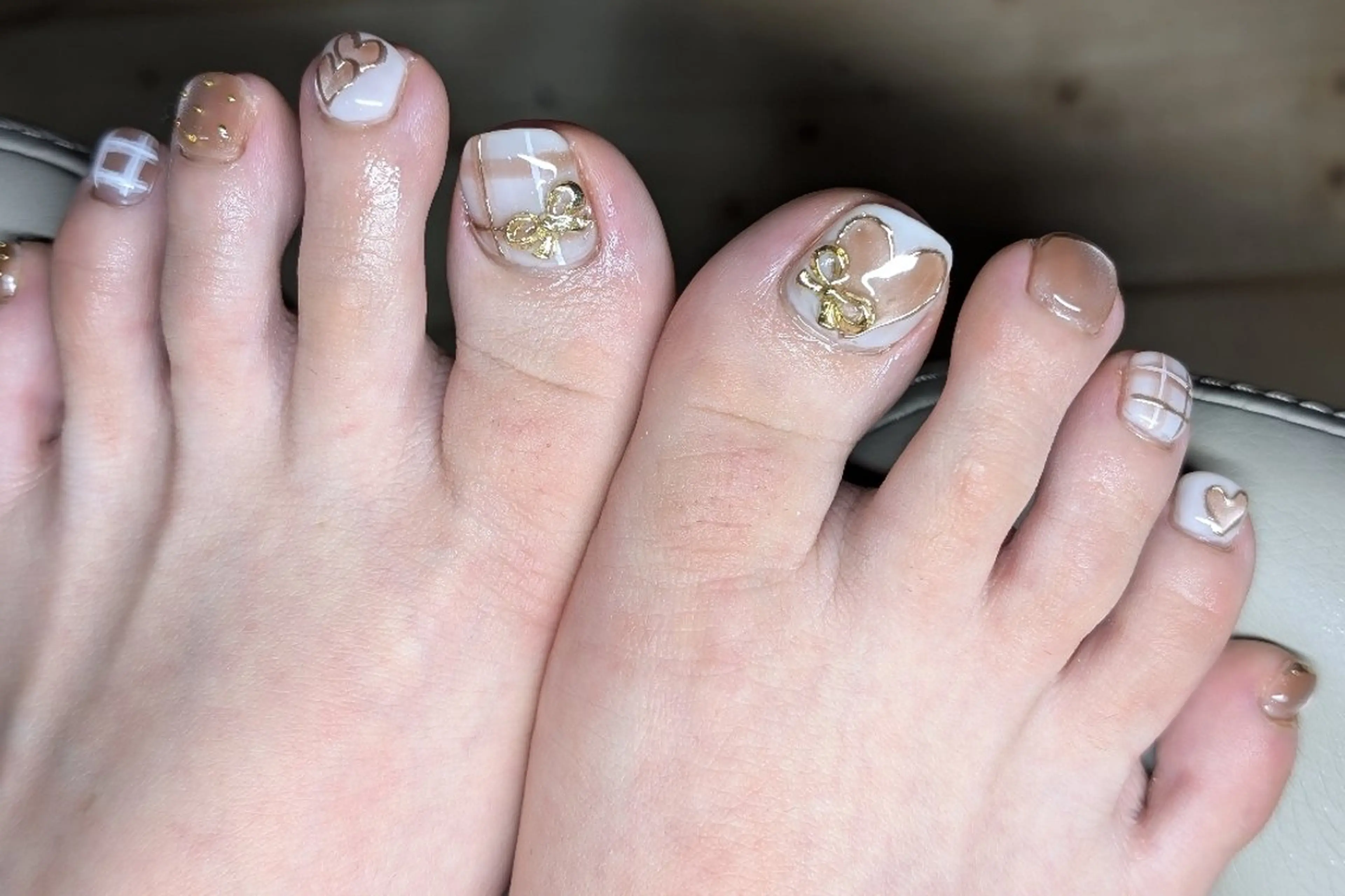 ネイル フットネイル ガーリー 8andyu nail♡のネイルデザイン