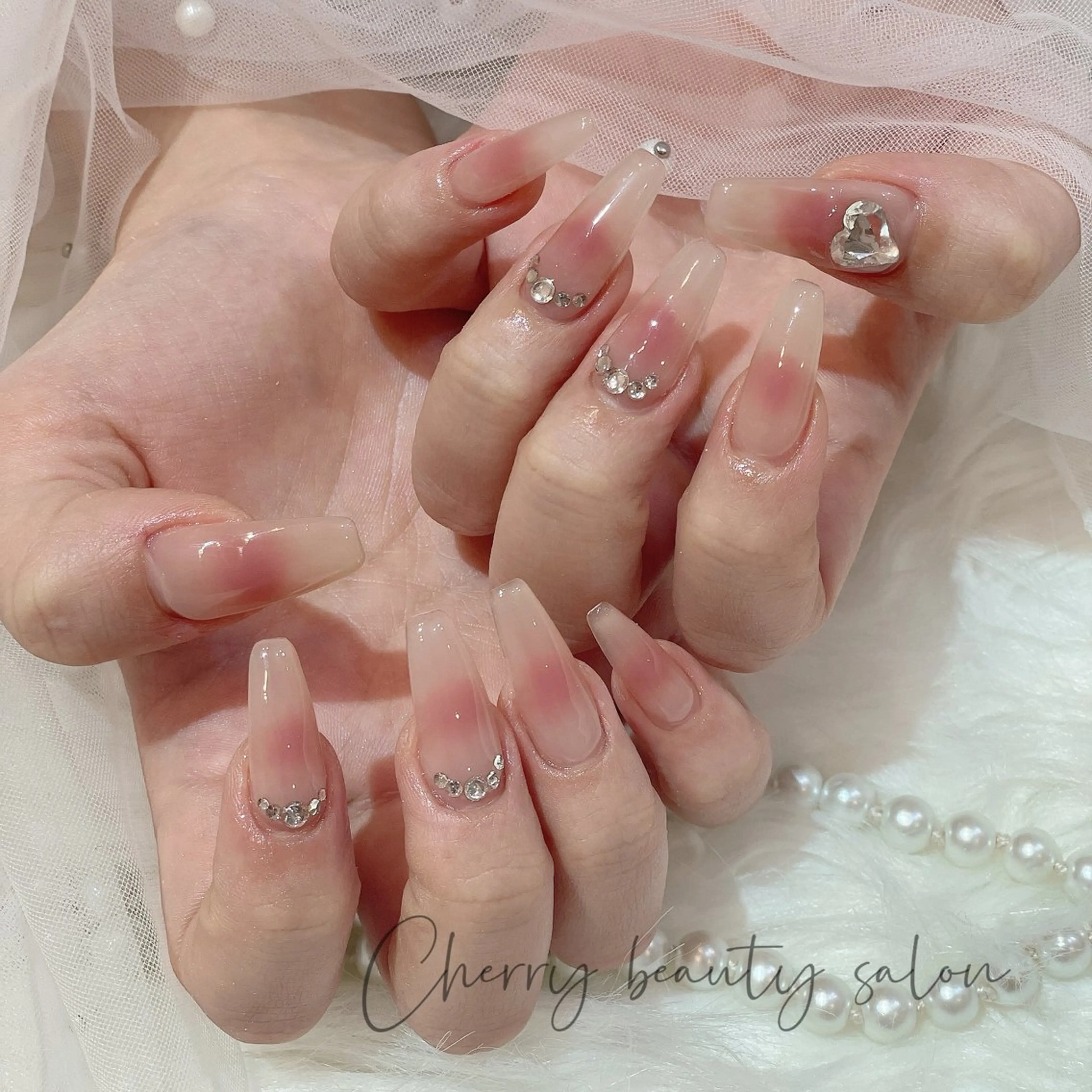 ネイル ハンドネイル ハンドケア SAKURA 🍒のネイルデザイン