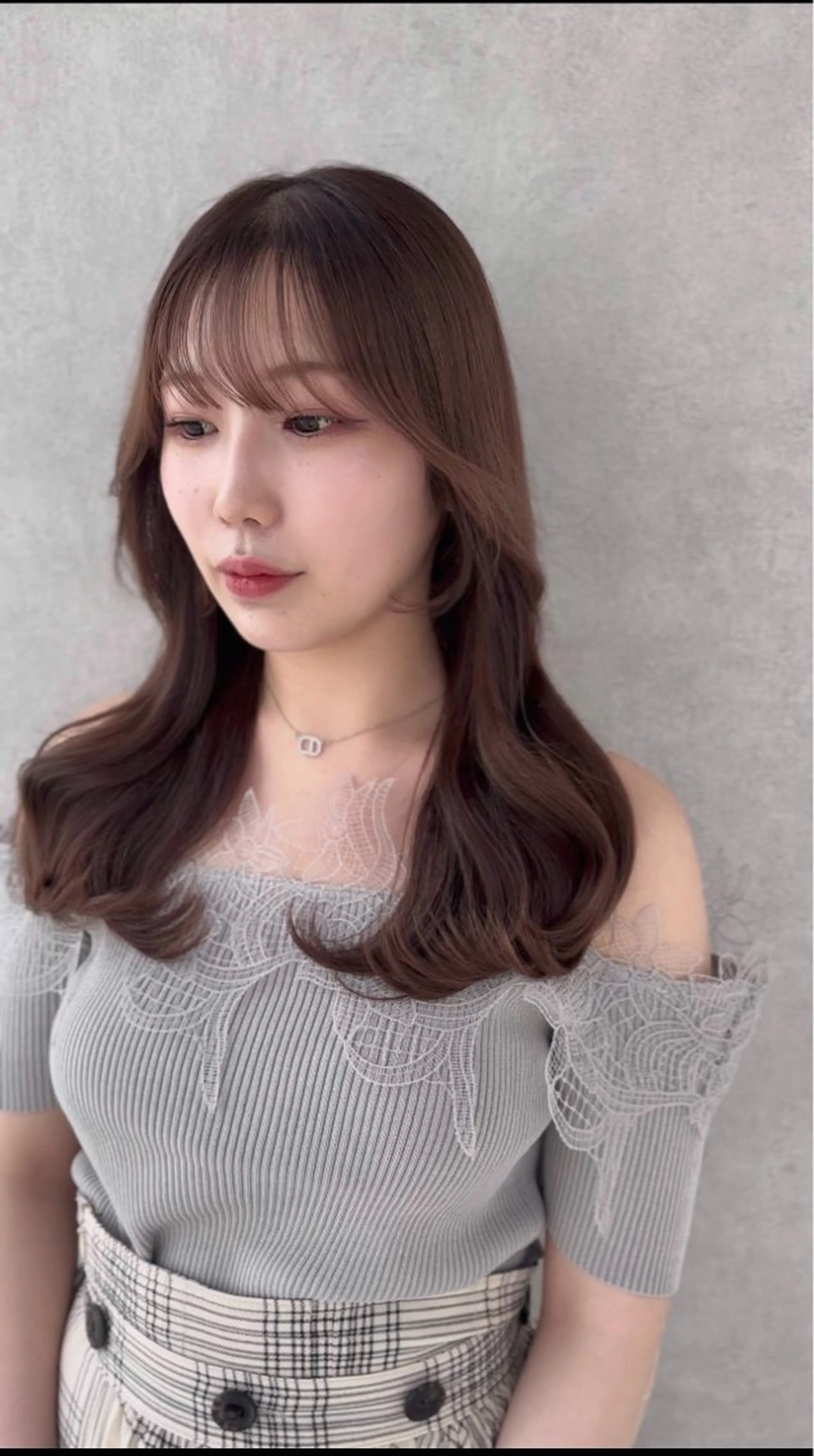セミロング カラー パーマ ヘアアレンジ カット ヘアカラー トリートメント FERiCIA.  表参道所属・🫧レイヤー特化 🫧吉野翔悟のヘアスタイル