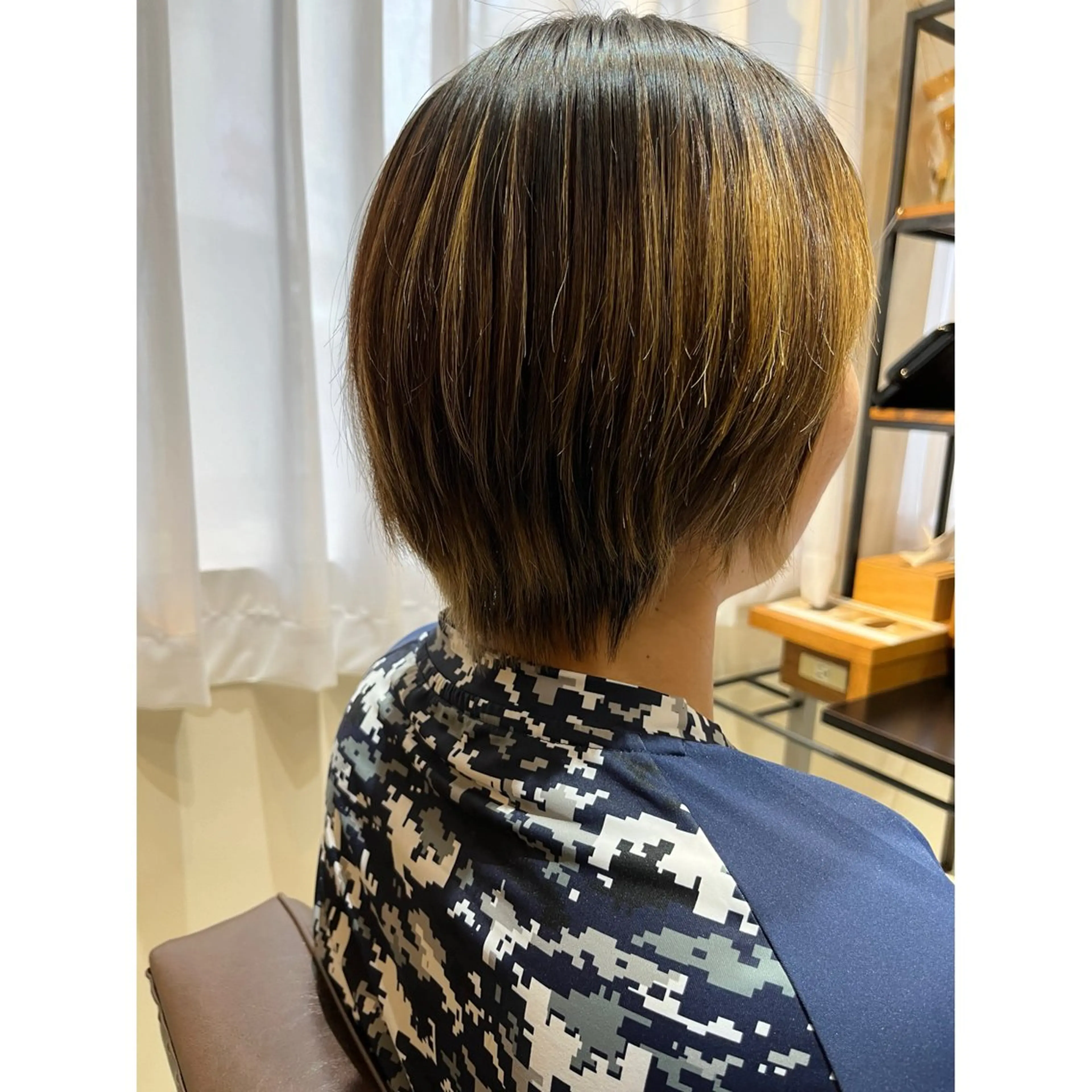 ショート くびれヘア カット 喜友名洸季 anoneのヘアスタイル